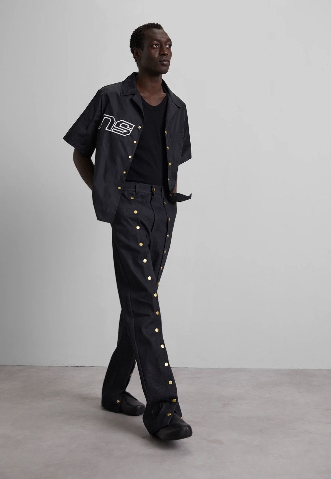 !DS! SS23 Nikolaj Storm Chaco Washed Black Pants