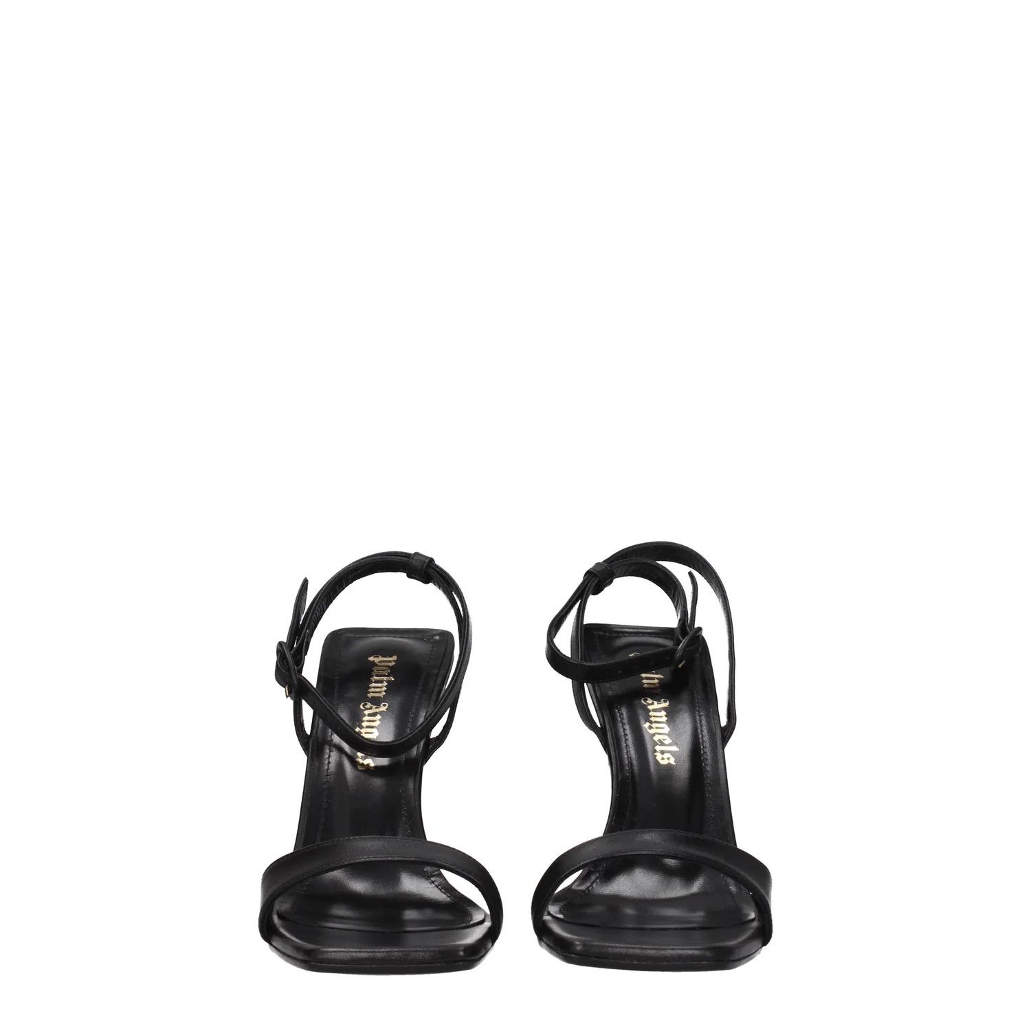 Palm Angels ob1o1e1124 Leather Sandals in Black Size US 6 / IT 36 - 3 Thumbnail