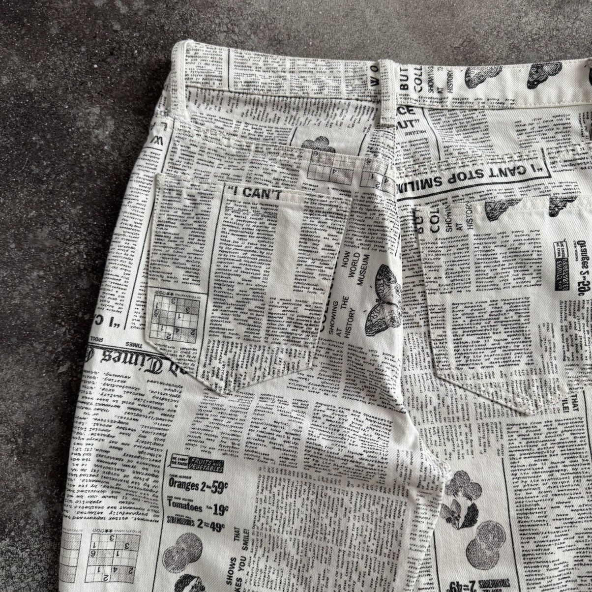 20471120 × Japanese Brand Gazette Printed Y2K Vintage Pants (inspired John galliano) Size 27" / US 4 / IT 40 - 13 Thumbnail