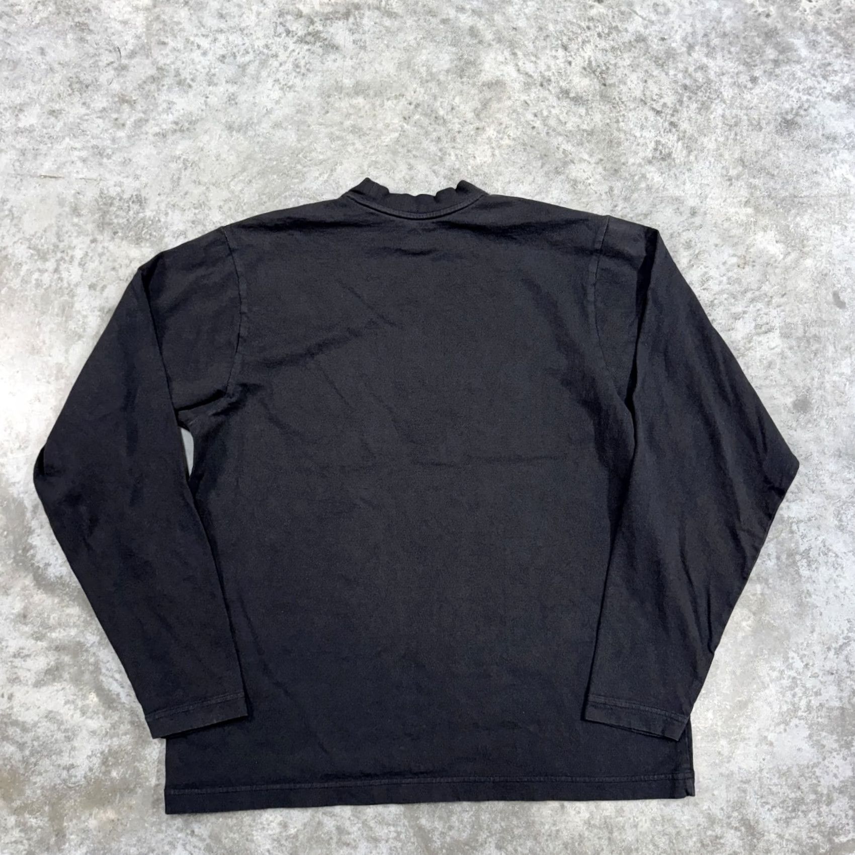 Yeezy YZY Shirt Mens Medium Black Long Sleeve Mock Neck Minimalist Basic Yeezy Top Size US M / EU 48-50 / 2 - 5 Thumbnail
