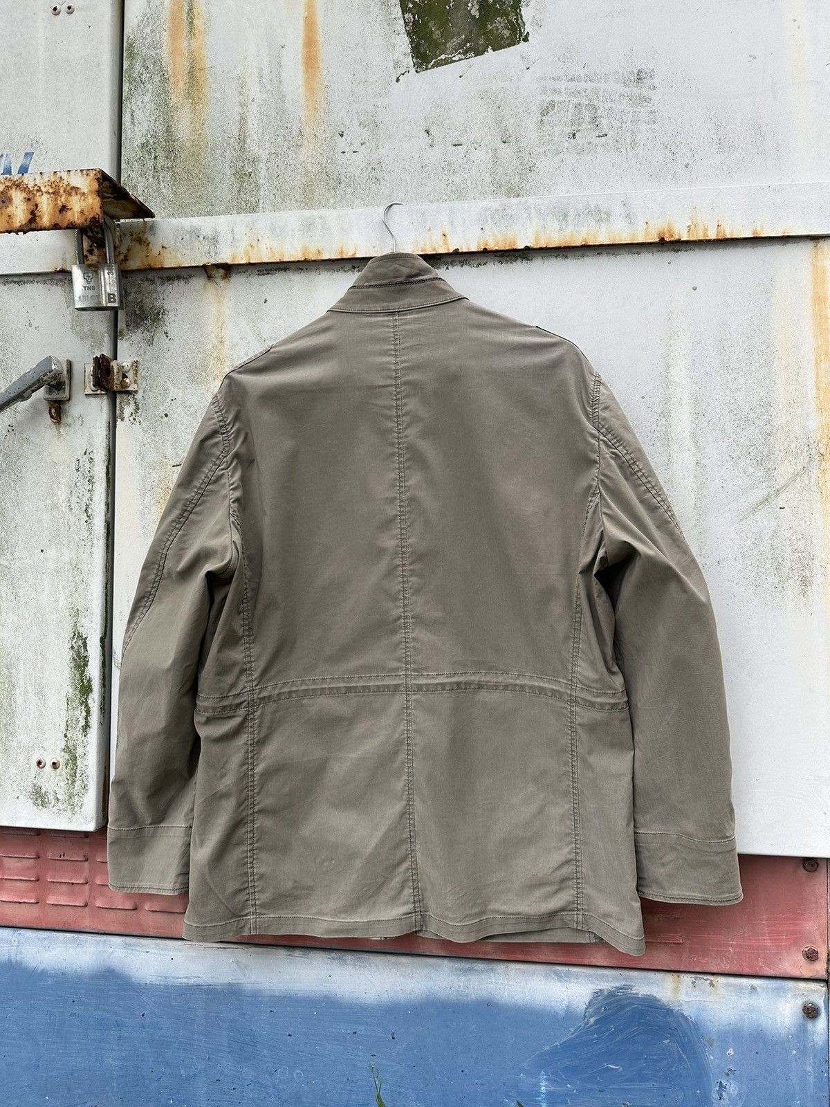 Vintage 👹Vintage Intermezzo Olive Green Chore Jacket Size US L / EU 52-54 / 3 - 8 Thumbnail
