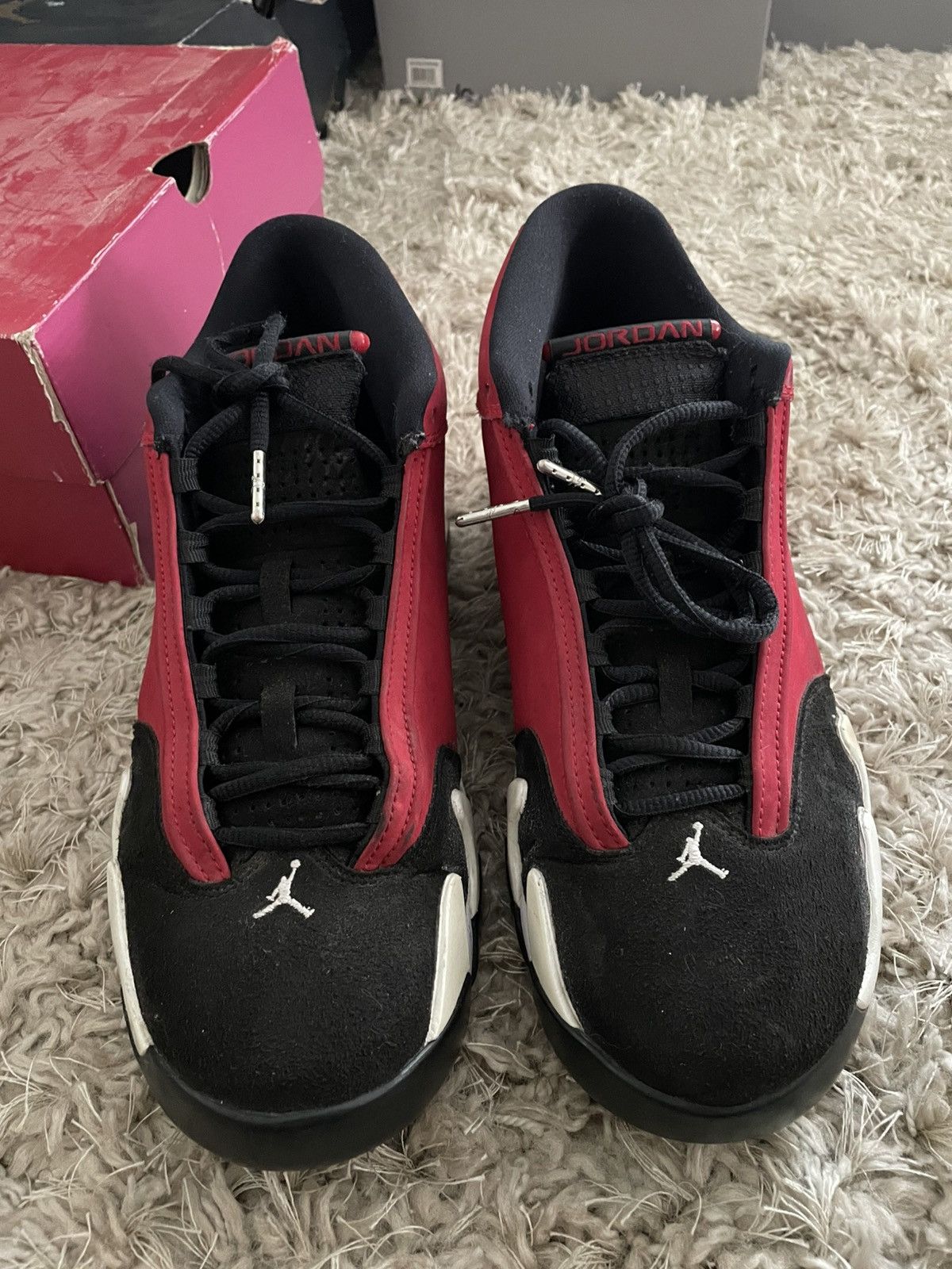 Jordan Brand Jordan 14 Gym Red Size US 9.5 / EU 42-43 - 4 Thumbnail