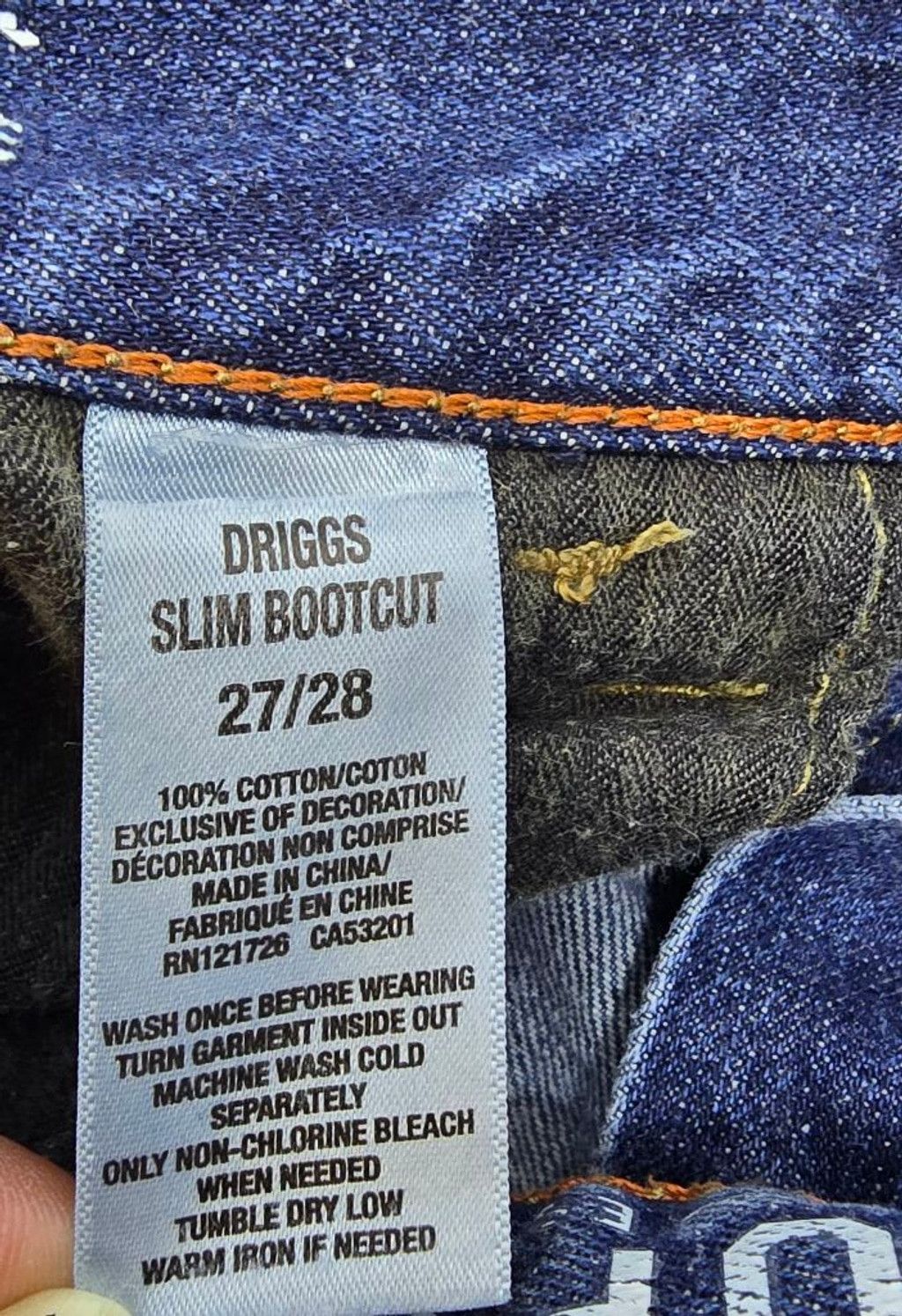 Aeropostale Men's Aeropostale Blue Driggs Slim Bootcut Jeans Waist 28 Size US 28 / EU 44 - 13 Thumbnail