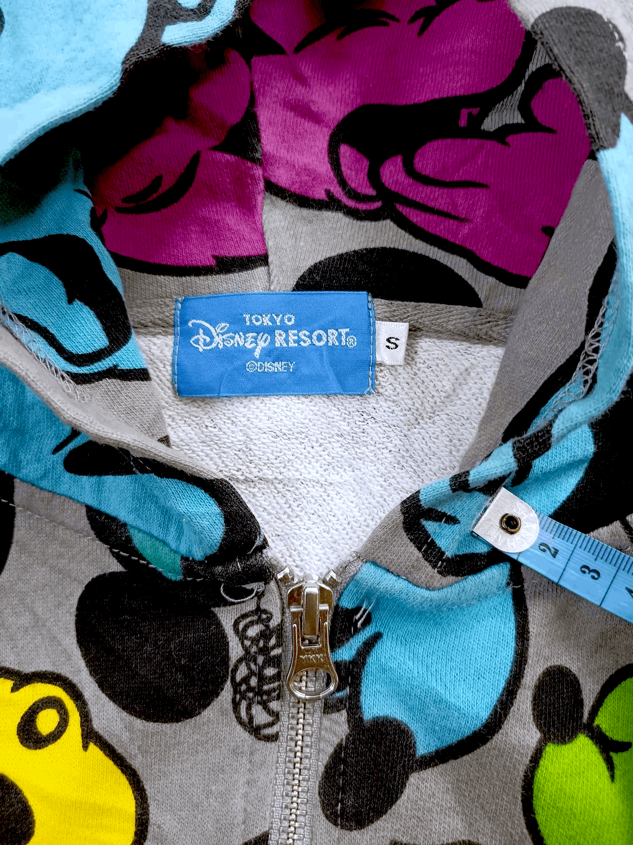 Cartoon Network × Disney × Mickey Mouse TOKYO DISNEY RESORT Mickey Mouse All Over Print Zip Hoodie Size US M / EU 48-50 / 2 - 15 Thumbnail