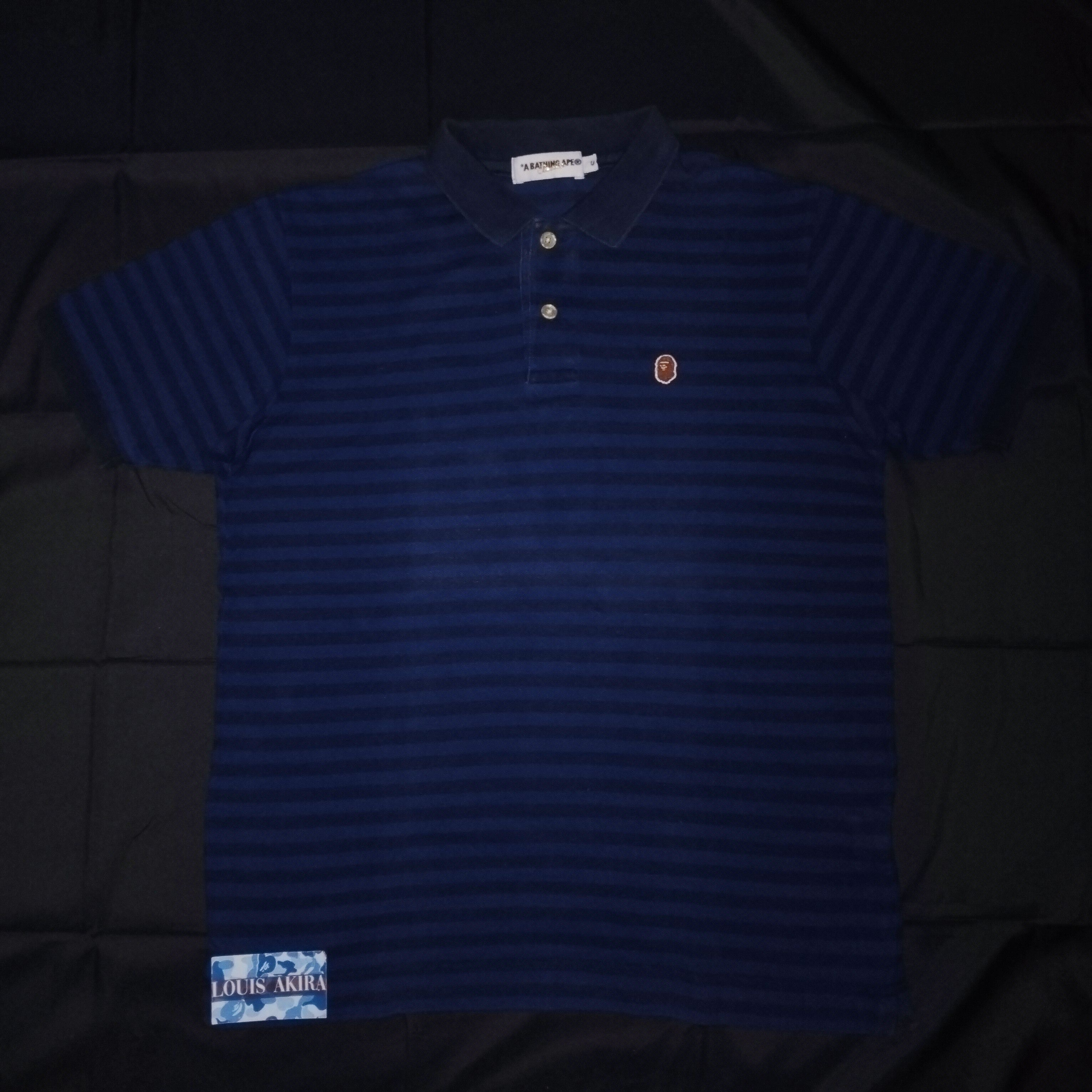 Bape Bape Stripe Polo Size US S / EU 44-46 / 1 - 1 Thumbnail