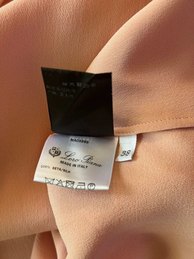 Loro Piana LORO PIANA Silk shirt Size XS / US 0-2 / IT 36-38 - 4 Thumbnail