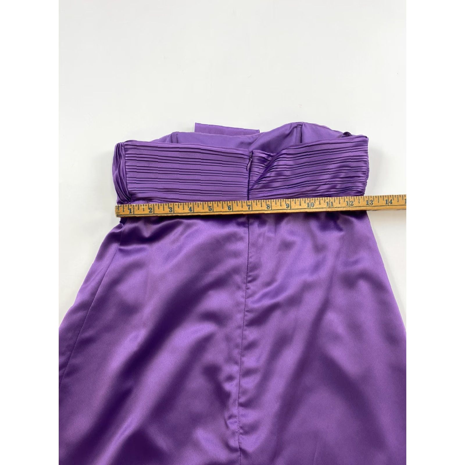 Bcbgmaxazria VINTAGE BCBGMAXAZRIA Cocktail Dress Womens 2 Purple Satin Formal Knee Length Satin Dress Womens 2 Purple Cocktail Formal Party Wedding Mens? Size XS / US 0-2 / IT 36-38 - 4 Thumbnail