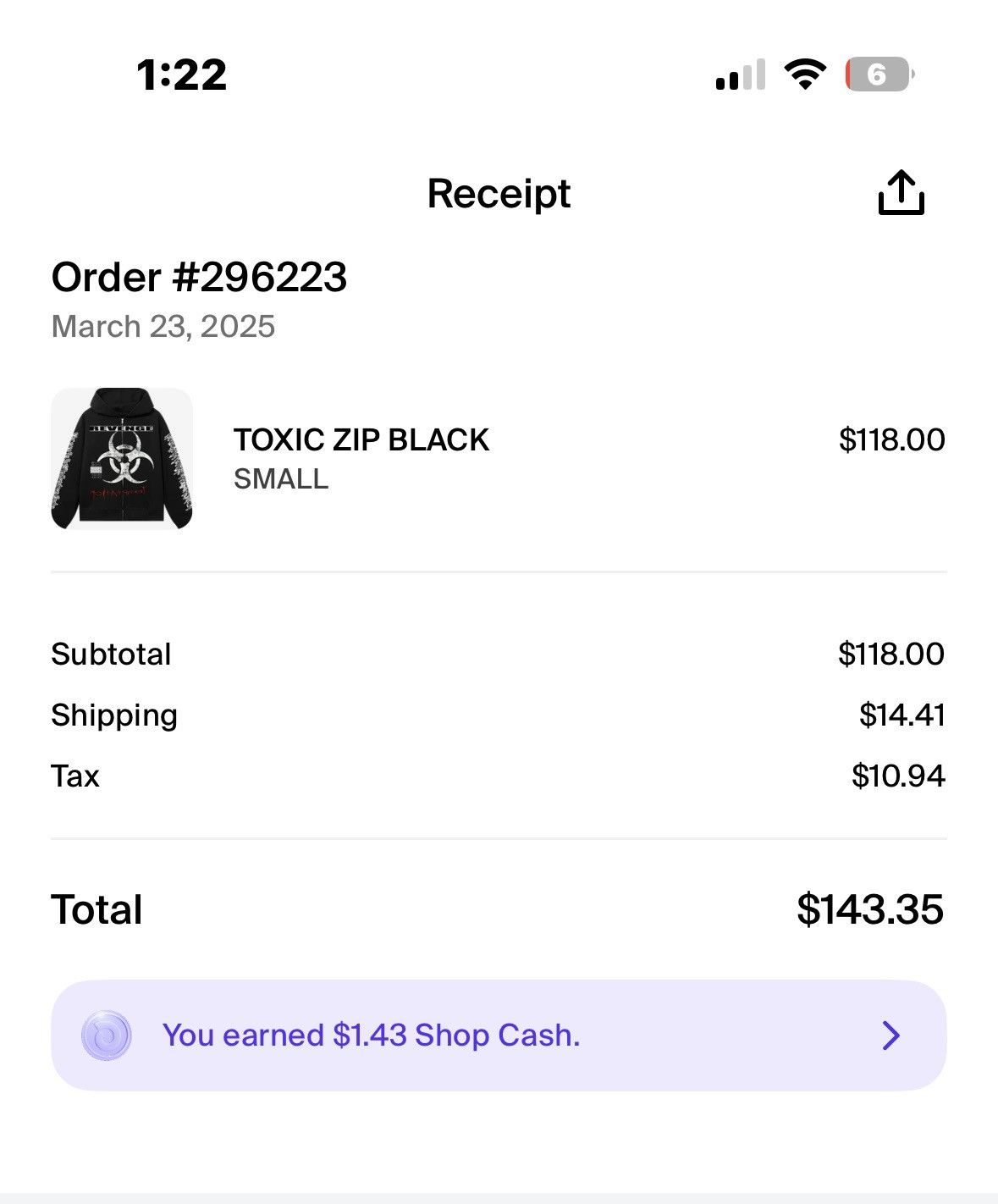 Revenge REVENGE TOXIC ZIP HOODIE (BRAND NEW!) Size US S / EU 44-46 / 1 - 7 Thumbnail