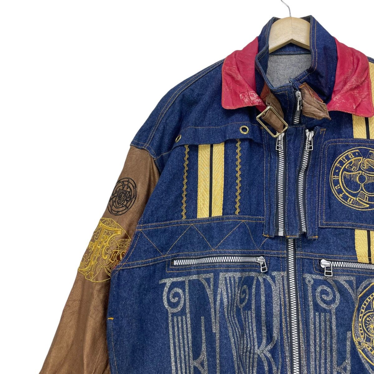 Japanese Brand Japanese Brand Riot Farnese Denim Jacket Size US L / EU 52-54 / 3 - 4 Thumbnail