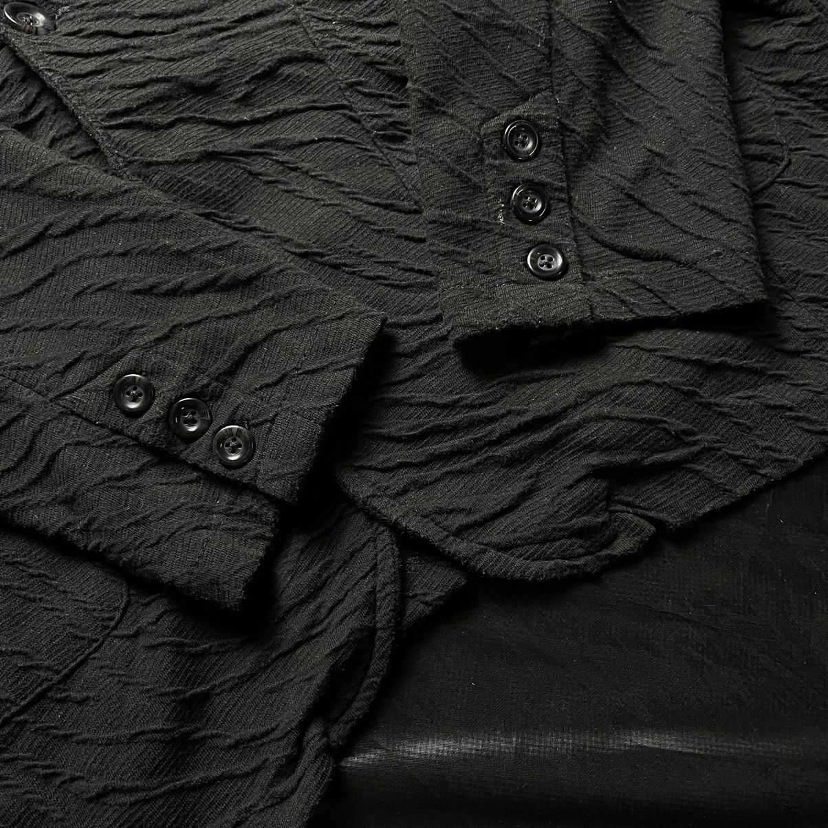 In The Attic × Japanese Brand × Seditionaries 🇯🇵 IN THE ATTIC HOMME PLEATED PUNK GOTHIC BLAZER JACKET Size US XL / EU 56 / 4 - 6 Thumbnail