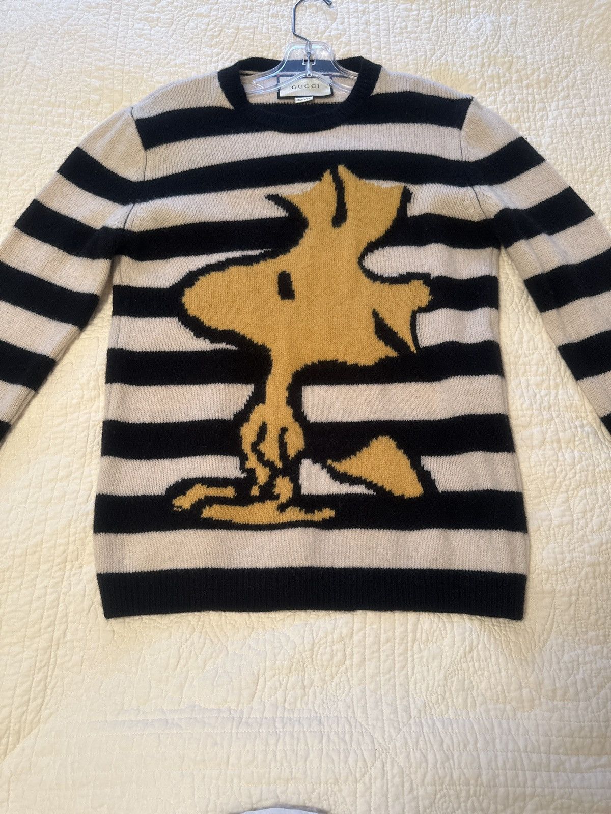 Gucci Peanuts Woodstock Gucci sweater Grailed