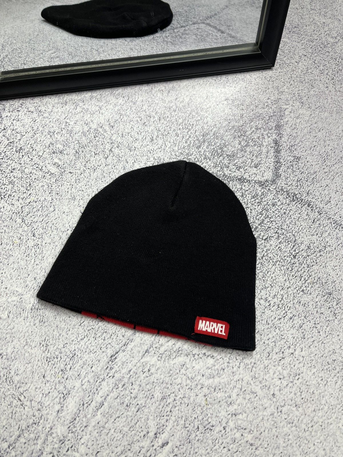 Japanese Brand Y2k Spider Man Marvel Big Logo Eye Beanie Hat Hype Size ONE SIZE - 6 Thumbnail