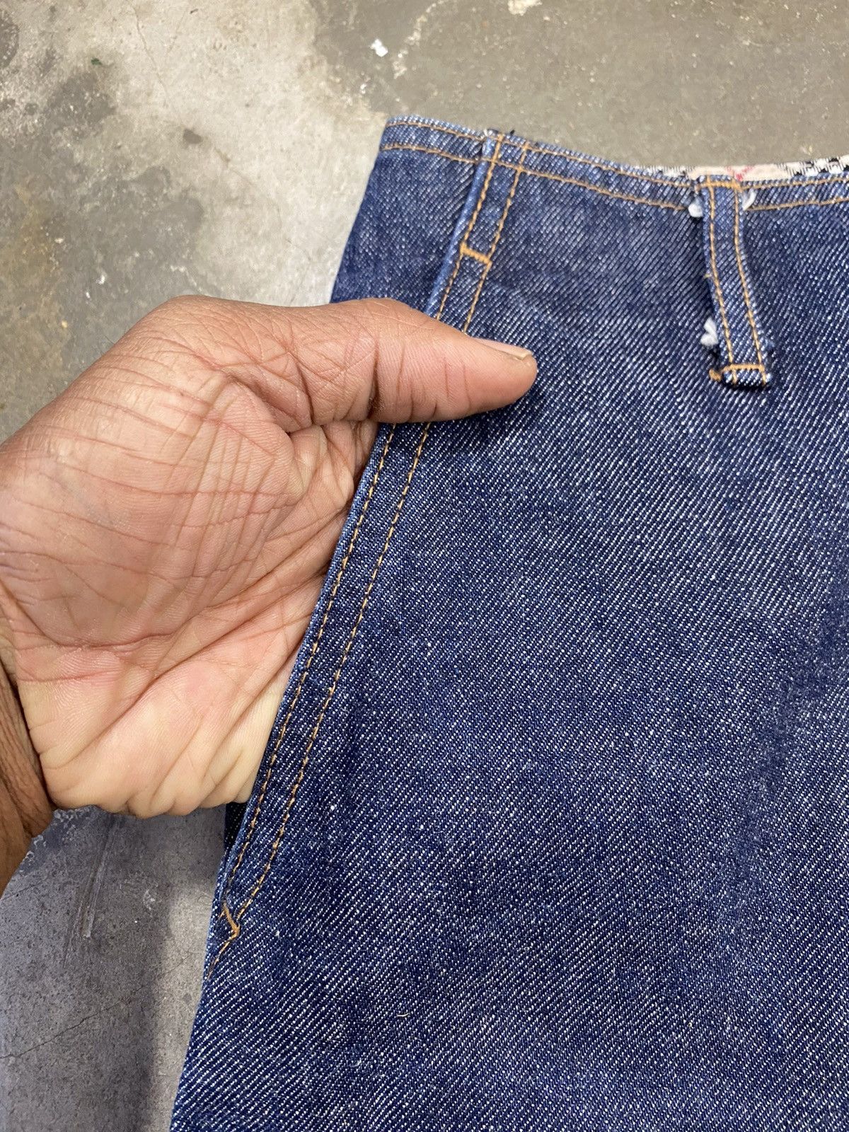 Burberry A12 Rare - Burberry London Jeans Mini Skirt Size 30" / US 8 / IT 44 - 7 Thumbnail