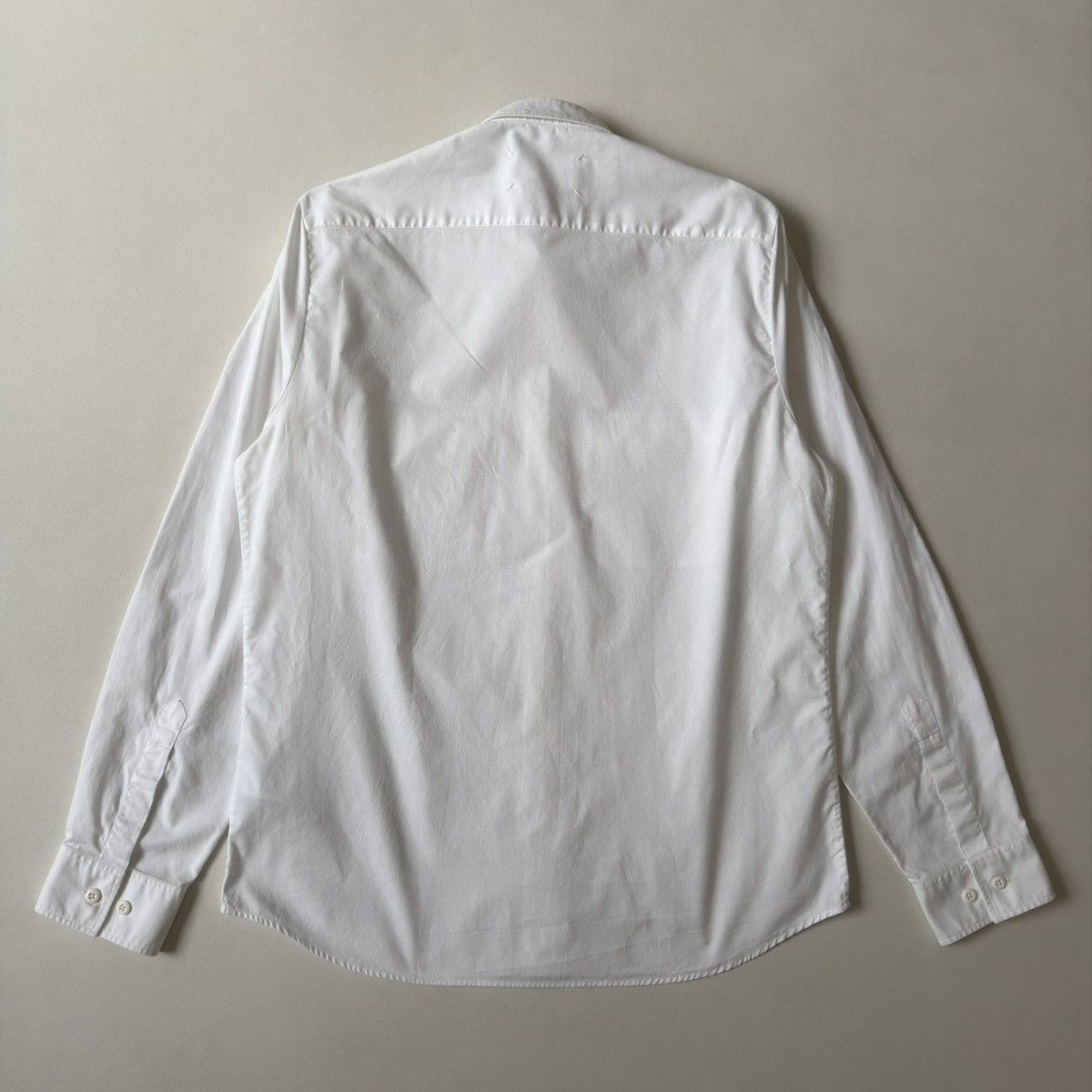 Maison Margiela S/S 17 White Cotton ‘Officer’ Shirt Size US L / EU 52-54 / 3 - 12 Thumbnail