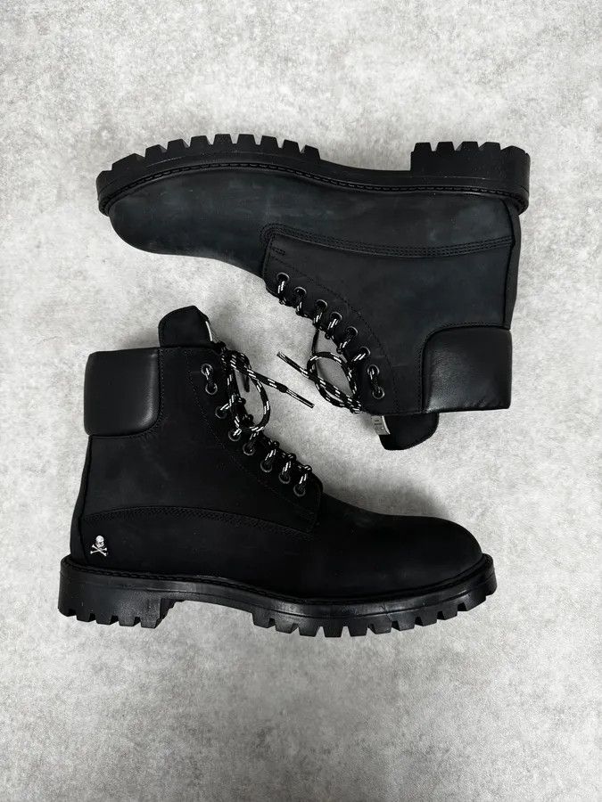 Philipp Plein Philipp Plein Black Premium Leather Boots Size US 9 / EU 42 - 2 Thumbnail