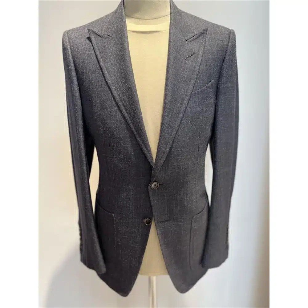 Tom Ford o1sndg0825 15YD40 Single Breast O’connor Blazer in Dark Grey Size US S / EU 44-46 / 1 - 1 Thumbnail