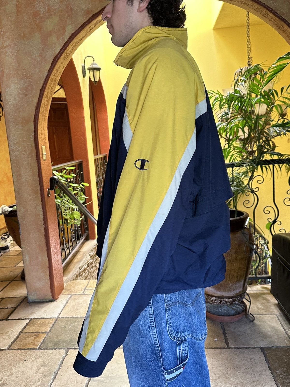 4GSELLER × Champion × Vintage Vintage Champion “Michigan” Windbreaker Jacket Baggy XXL Size US XXL / EU 58 / 5 - 1 Thumbnail