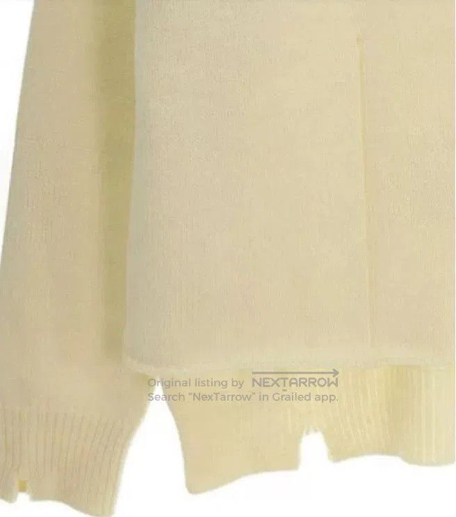 Maison Margiela Maison Margiela White Knit Sweater. Size S / US 4 / IT 40 - 7 Thumbnail