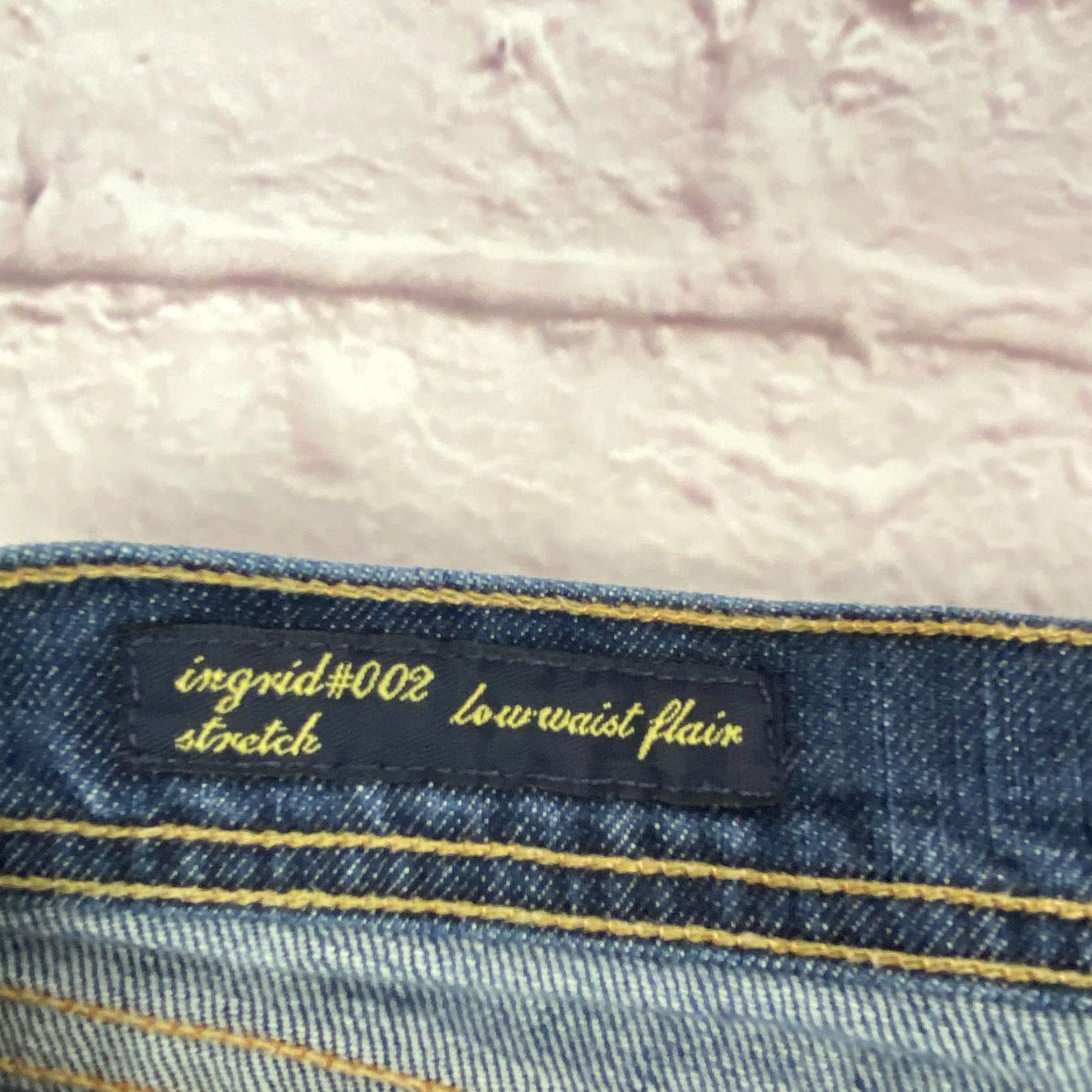 Citizens Of Humanity Citizens of Humanity Jeans Flare Ingrid 28 Stretch Low Rise Denim Blue 90s Bohemian USA Womens Jeans Size 28" / US 6 / IT 42 - 5 Thumbnail