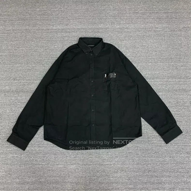 Balenciaga Black tape to block the waves Coke shirt coat