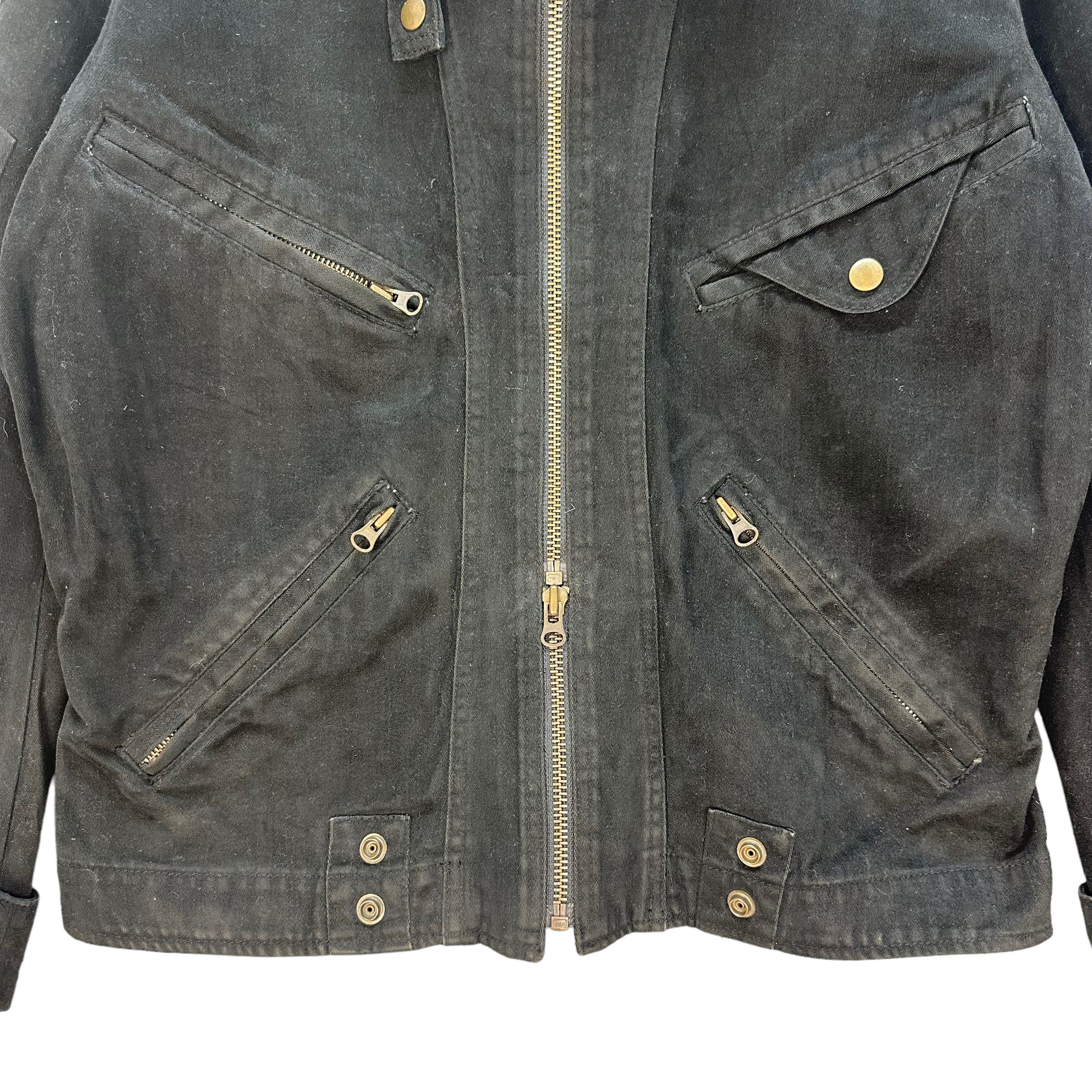 Hysteric Glamour KINKY JEANS HYSTERIC GLAMOUR M.C BIG LOGO JACKET #8446-009 Size US M / EU 48-50 / 2 - 6 Thumbnail