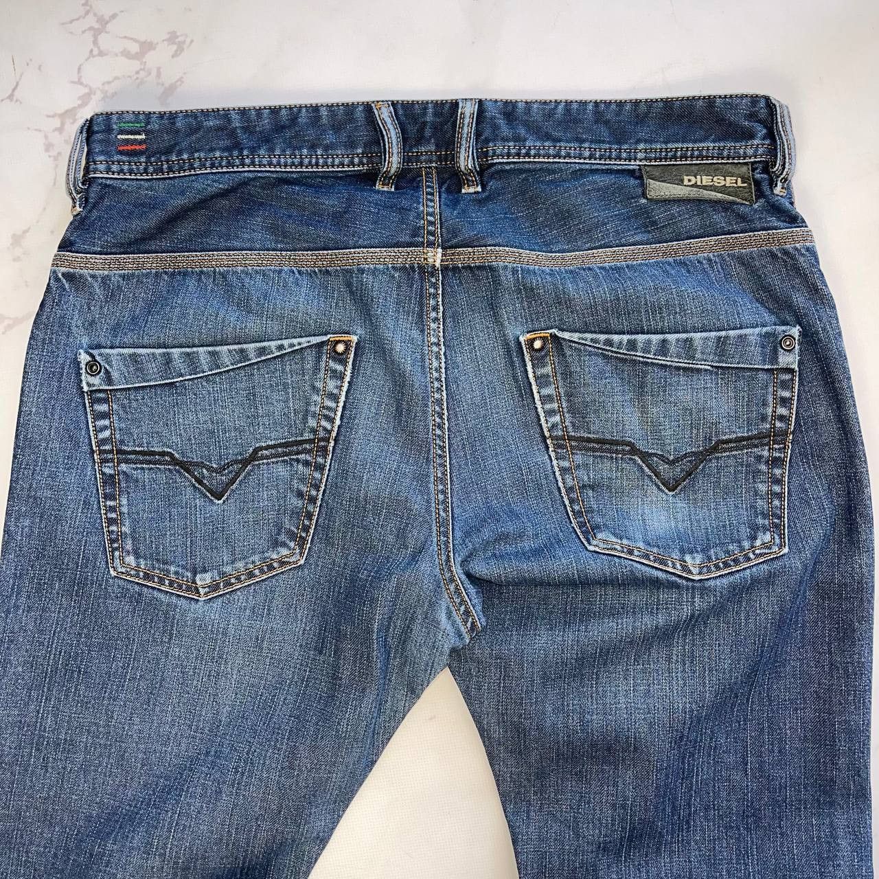 Diesel Diesel Vintage Jeans Mens w32 Blue Denim Pants Straight Y2K Size US 34 / EU 50 - 12 Thumbnail