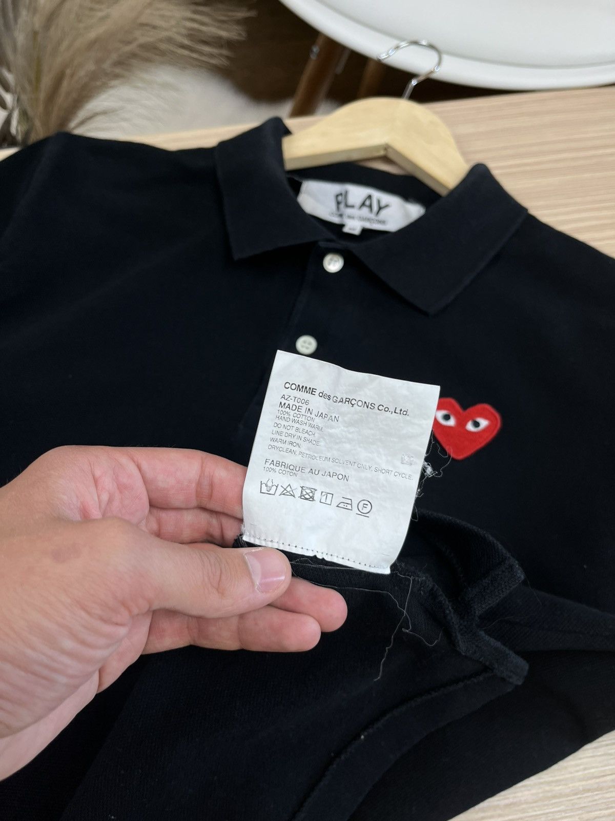 Comme des Garcons Rare PLAY COMME DES GARÇONS Polo Top Tees Tshirt Size US M / EU 48-50 / 2 - 8 Thumbnail