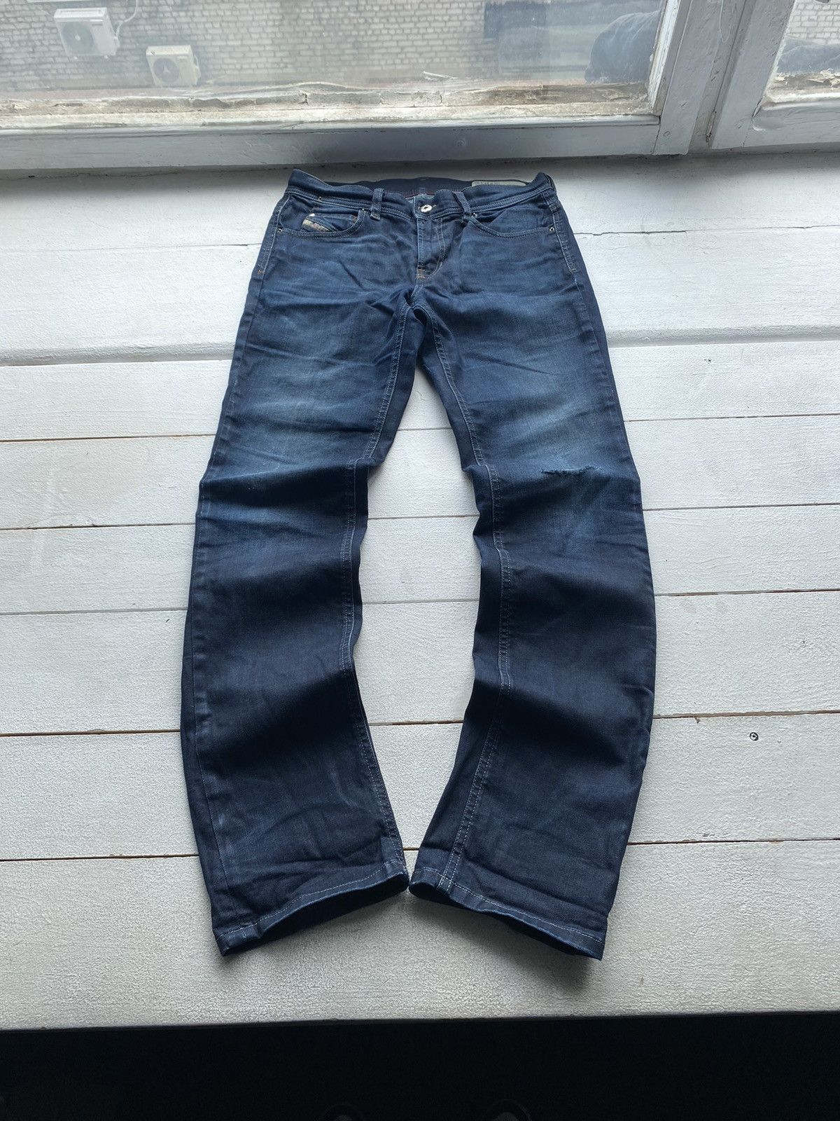 Designer × Diesel × Vintage 🔥Punk Emo Goth Diesel Regular Straight Blue Women Jeans rare Size 27" / US 4 / IT 40 - 1 Thumbnail