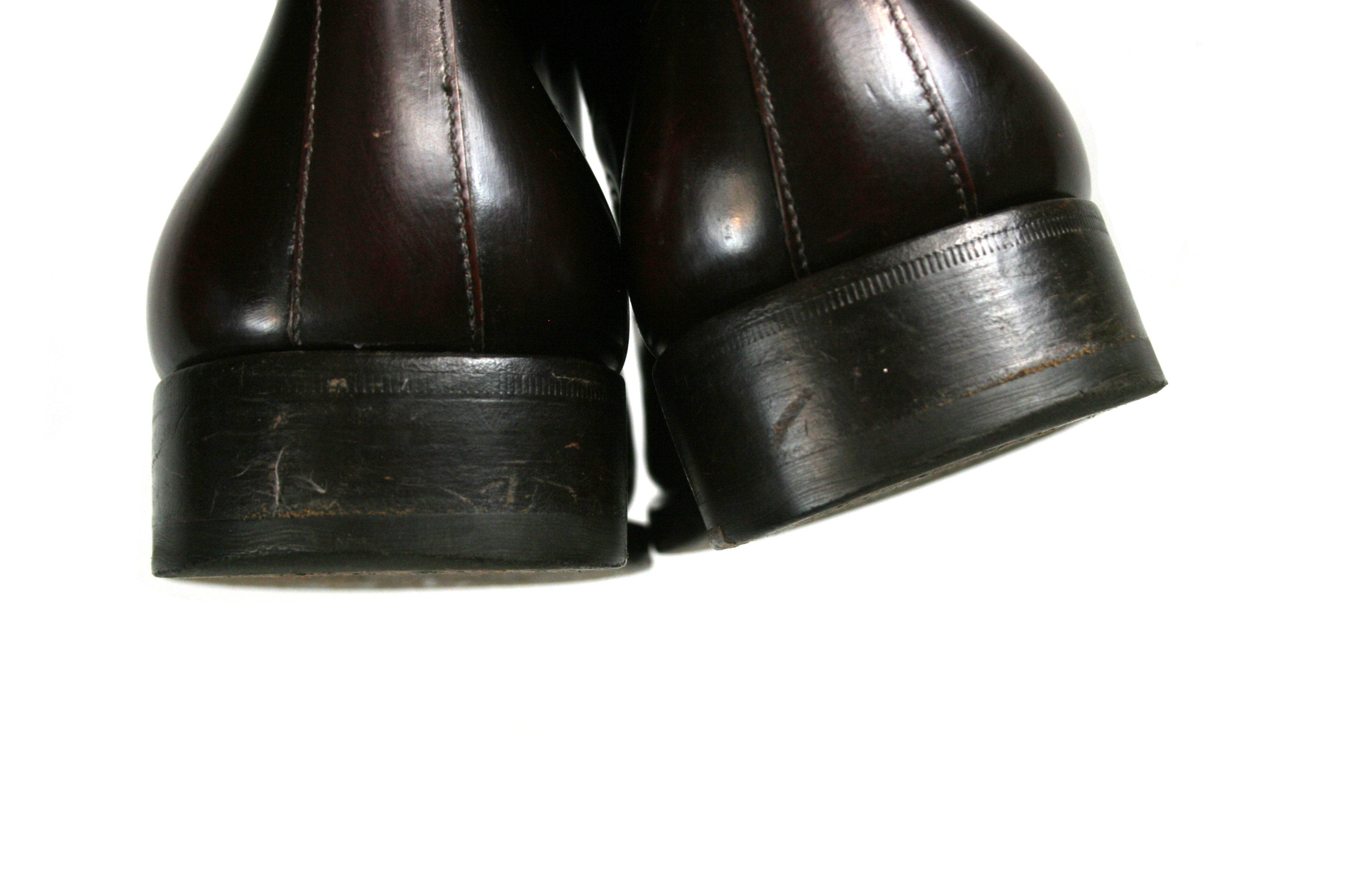 Santoni Patent Leather High Combat Boots Size US 8 / EU 41 - 10 Thumbnail