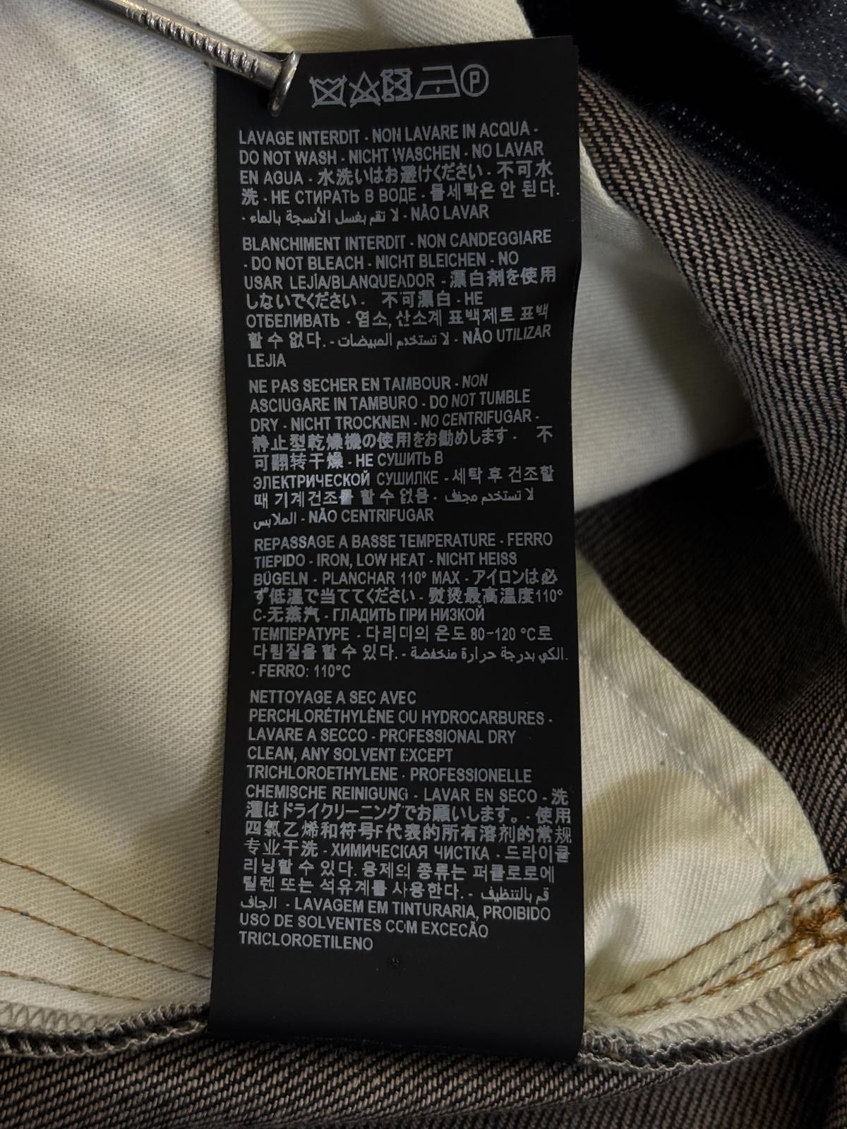 Saint Laurent Paris Saint Laurent Paris Raw Indigo D18 Denim Size US 29 - 7 Thumbnail