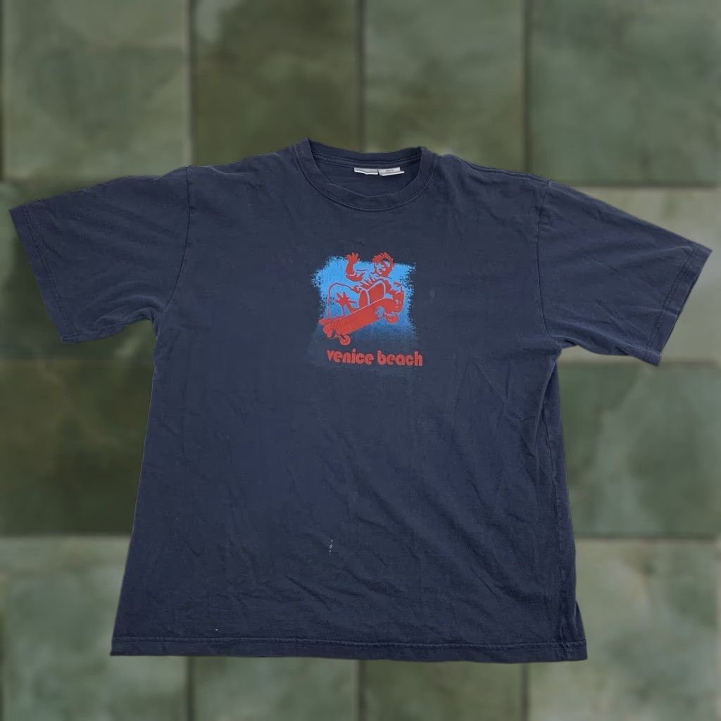 Vintage VINTAGE No Boundaries Grunge Shirt Adult Medium Blue Y2K Venice Beach Mens Size US M / EU 48-50 / 2 - 1 Thumbnail