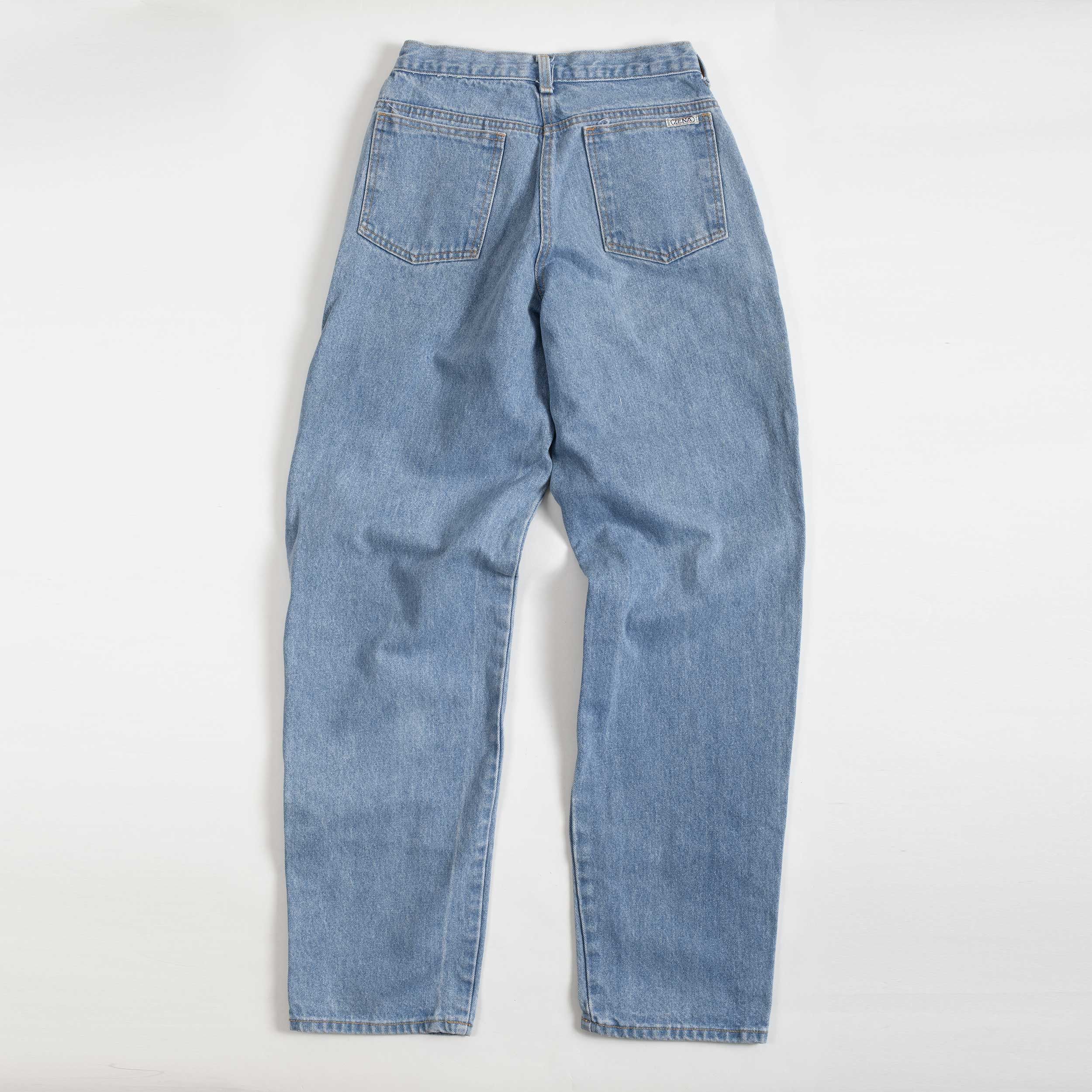 Other Vintage 90s High Waisted Painted Mom Jeans 26'' (26x32) Size 26" / US 2 / IT 38 - 9 Thumbnail