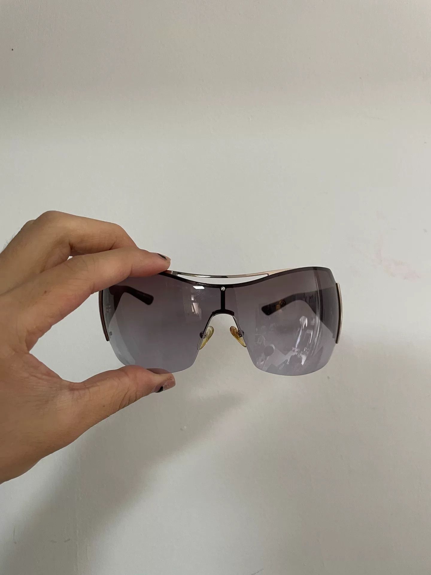 Emporio Armani Emporio Armani Vintage Oversized Sunglasses Size ONE SIZE - 1 Thumbnail