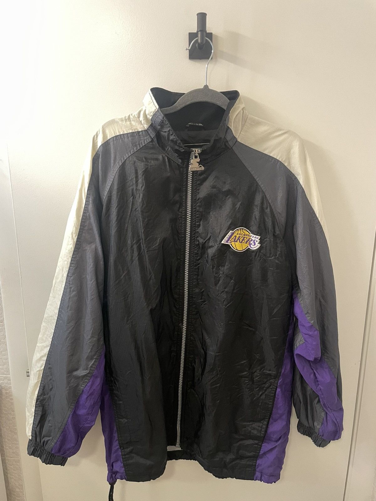 Starter Vintage LA Lakers Windbreaker Size US M / EU 48-50 / 2 - 1 Thumbnail