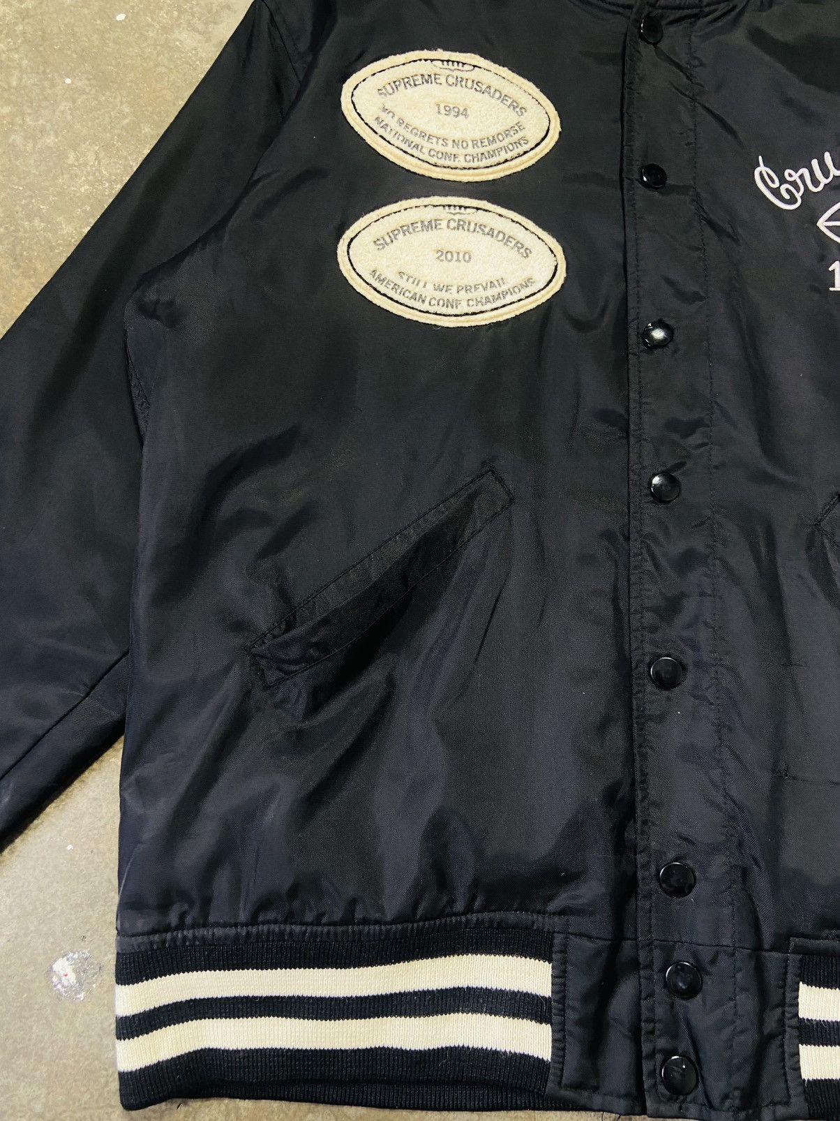 Supreme Supreme Crusaders Varsity Nylon Jacket Size US M / EU 48-50 / 2 - 6 Thumbnail