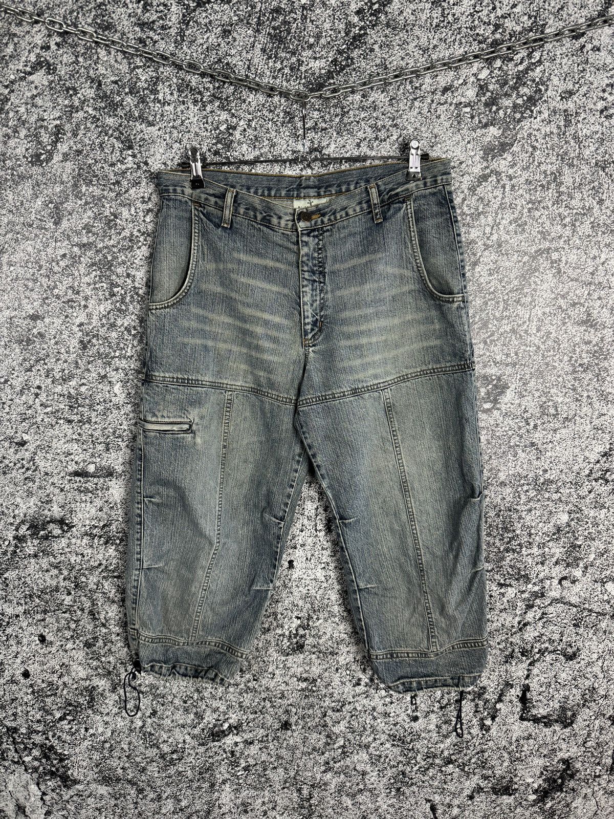 Neighborhood Vintage Neighborhood NYC Cargo Denim Pants Utility Techwear Size US 33 - 1 Thumbnail