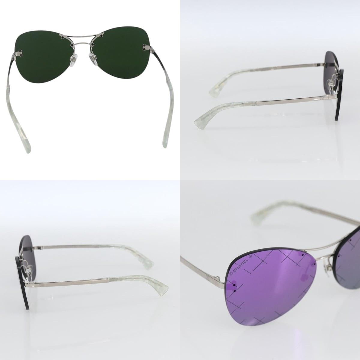 Chanel Chanel CC Metal Sunglasses Size ONE SIZE - 3 Thumbnail