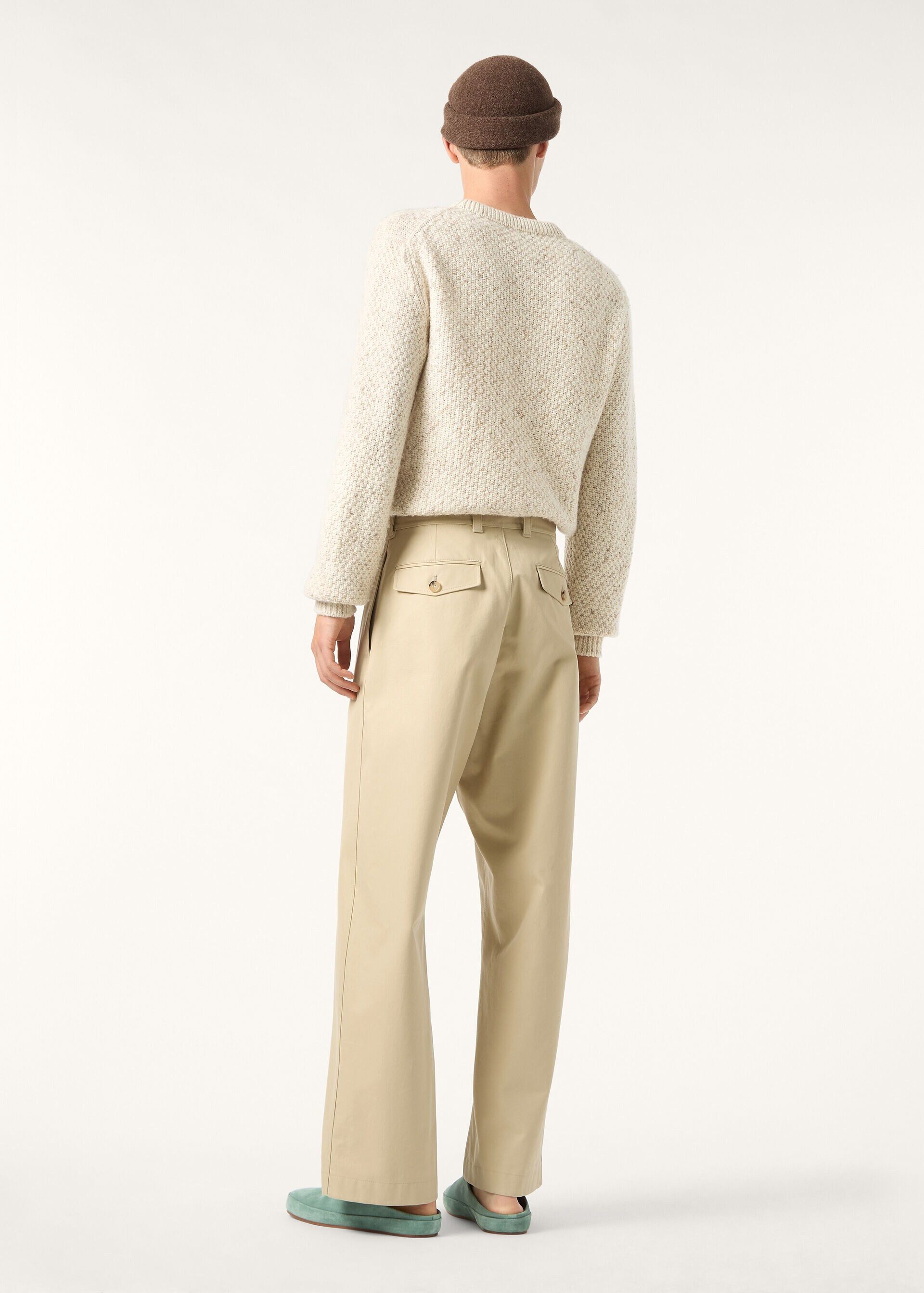 Loro Piana os11x0226 FAQ4349 Fuji Pant in Rammed Beige Size US 32 / EU 48 - 5 Thumbnail
