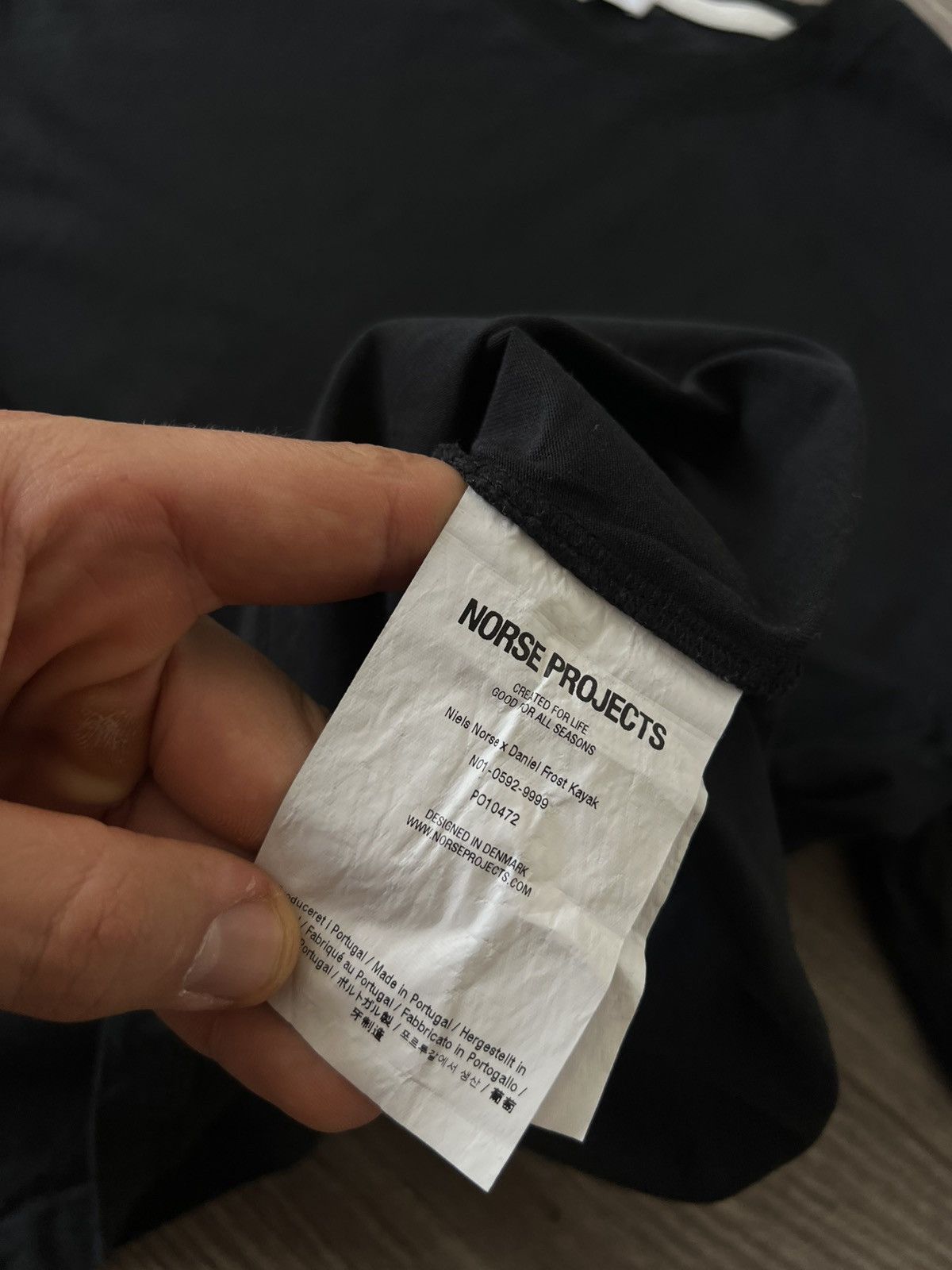 Norse Projects Norse Projects X Daniel Frost Kayak Avant Garde Bug Logo Tee Size US XL / EU 56 / 4 - 14 Thumbnail