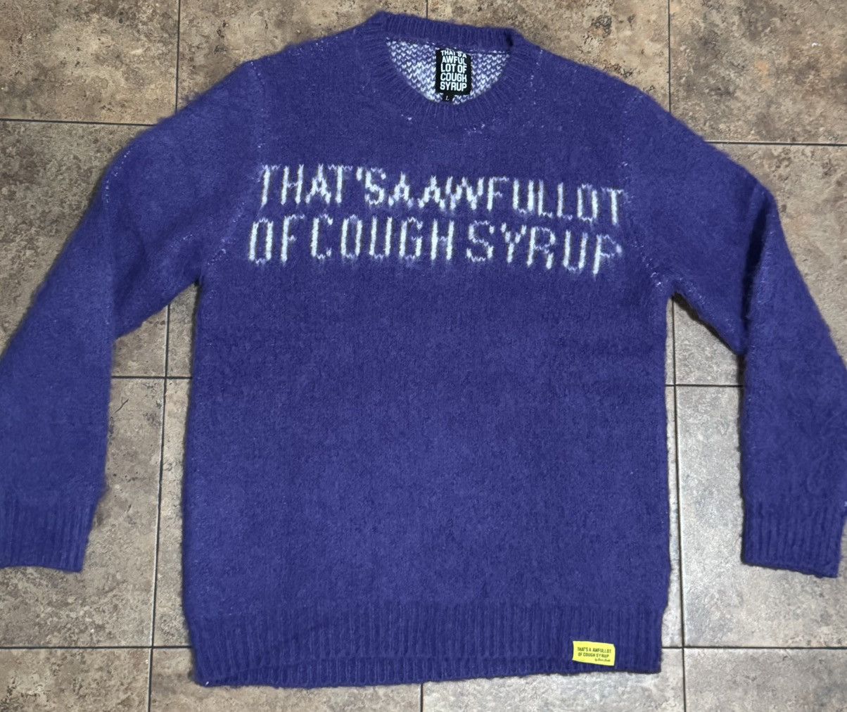 Awful Lot of Cough Syrup Thats A Awful Lot Of Cough Syrup Sweater Size US L / EU 52-54 / 3 - 2 Thumbnail