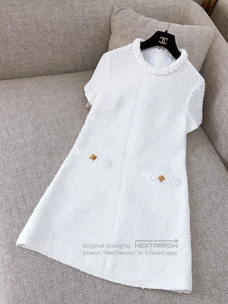 Valentino Valentino Tweed dress Size M / US 6-8 / IT 42-44 - 1 Thumbnail