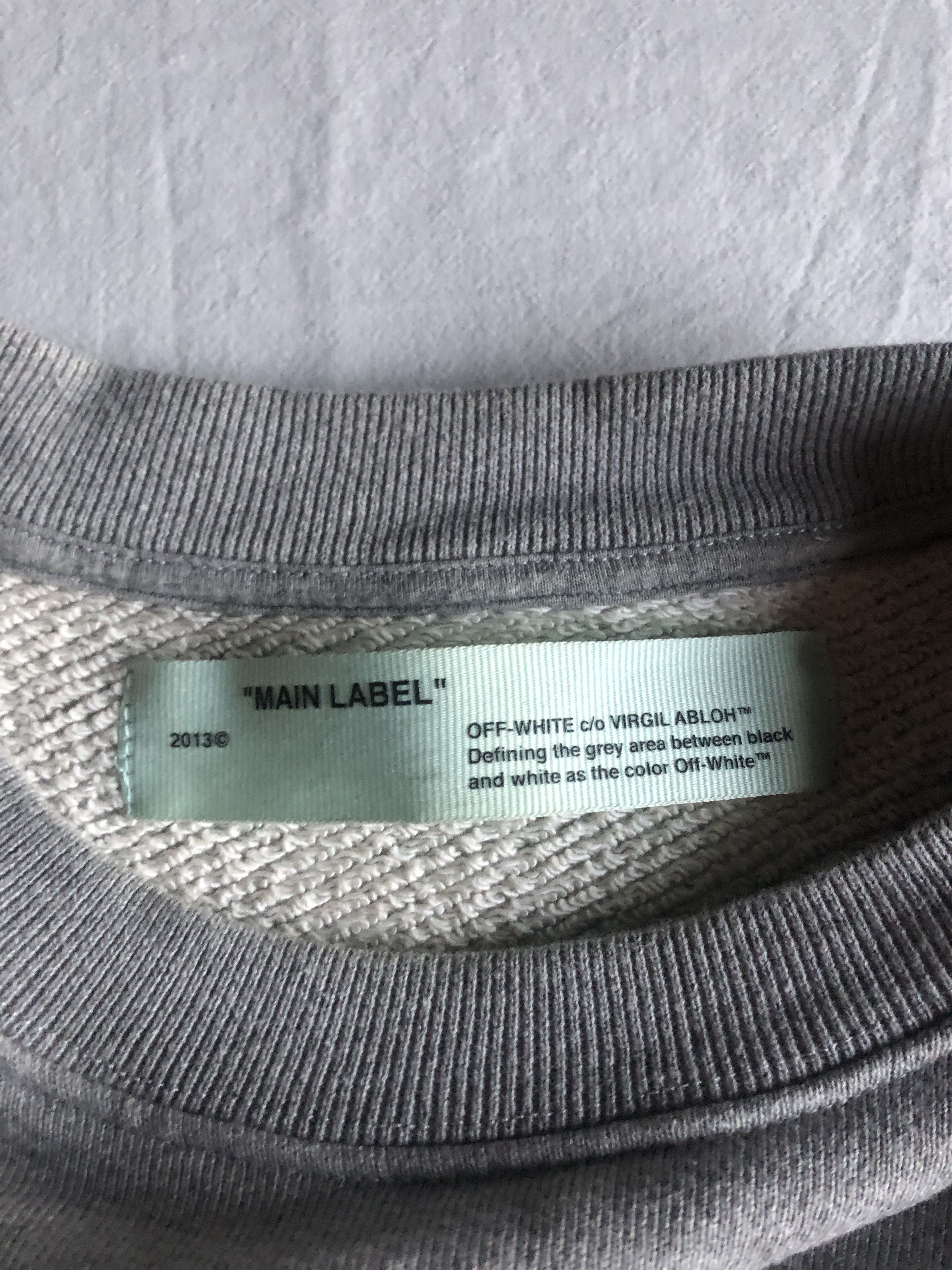 Off-White Off-white, heavy textured sweatshirt Size US M / EU 48-50 / 2 - 7 Thumbnail
