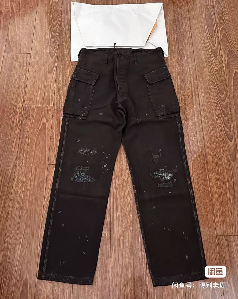 Visvim VISVIM ICT VETERANS PANTS CRASH CHARCOAL Size US 34 / EU 50 - 1 Thumbnail