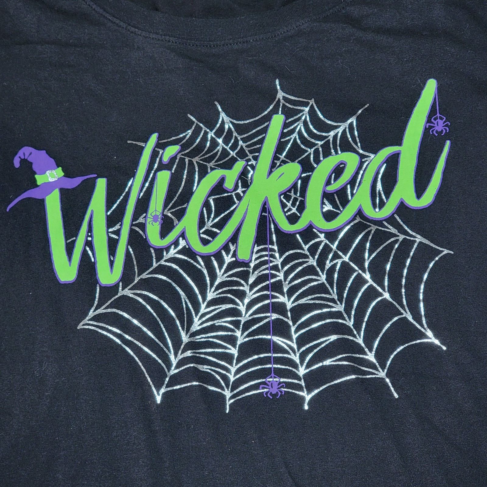 Other Halloween Tee "Wicked" Web - Adult XL (Junior 3XL 22w / 24w) Size XL / US 12-14 / IT 48-50 - 2 Thumbnail