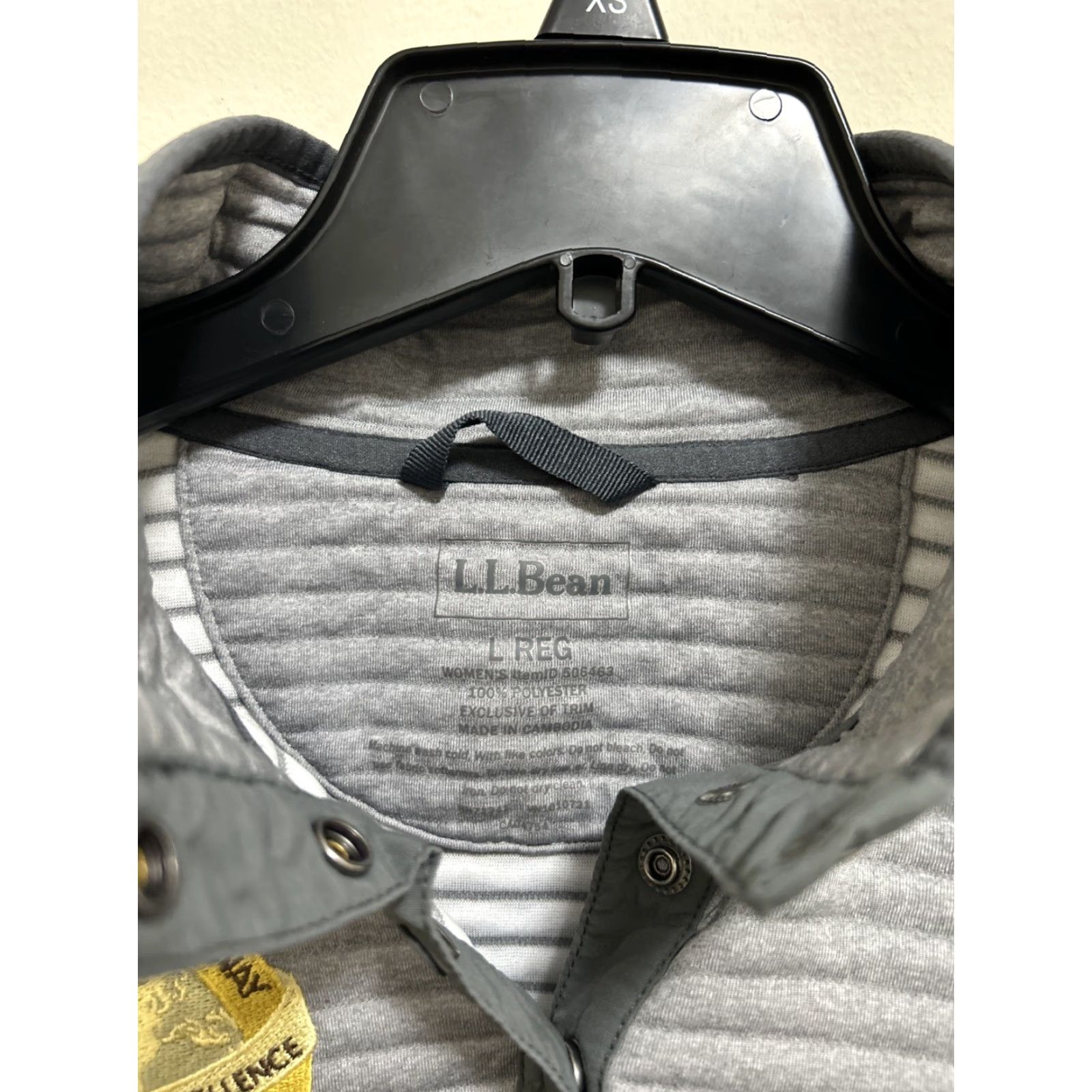 Vintage LL Bean Airlight Knit Pullover Sweatshirt Womens Large Grey Lightweight 1/4 Snap Sweatshirt Pullover Long Sleeve Casual Activewear Outerwear Size L / US 10 / IT 46 - 6 Thumbnail