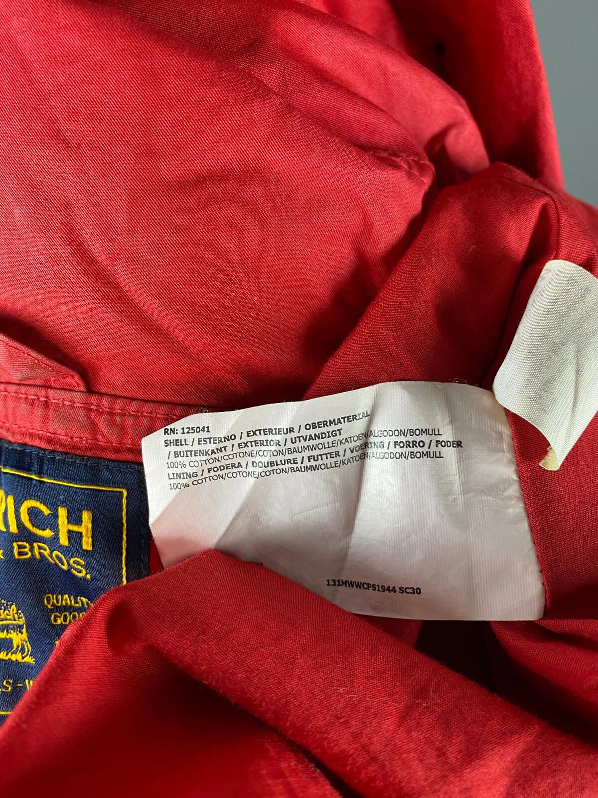 Woolrich Woolen Mills Woolrich Red Button Down Hooded Parka Coat Jacket Size M Size M / US 6-8 / IT 42-44 - 10 Thumbnail