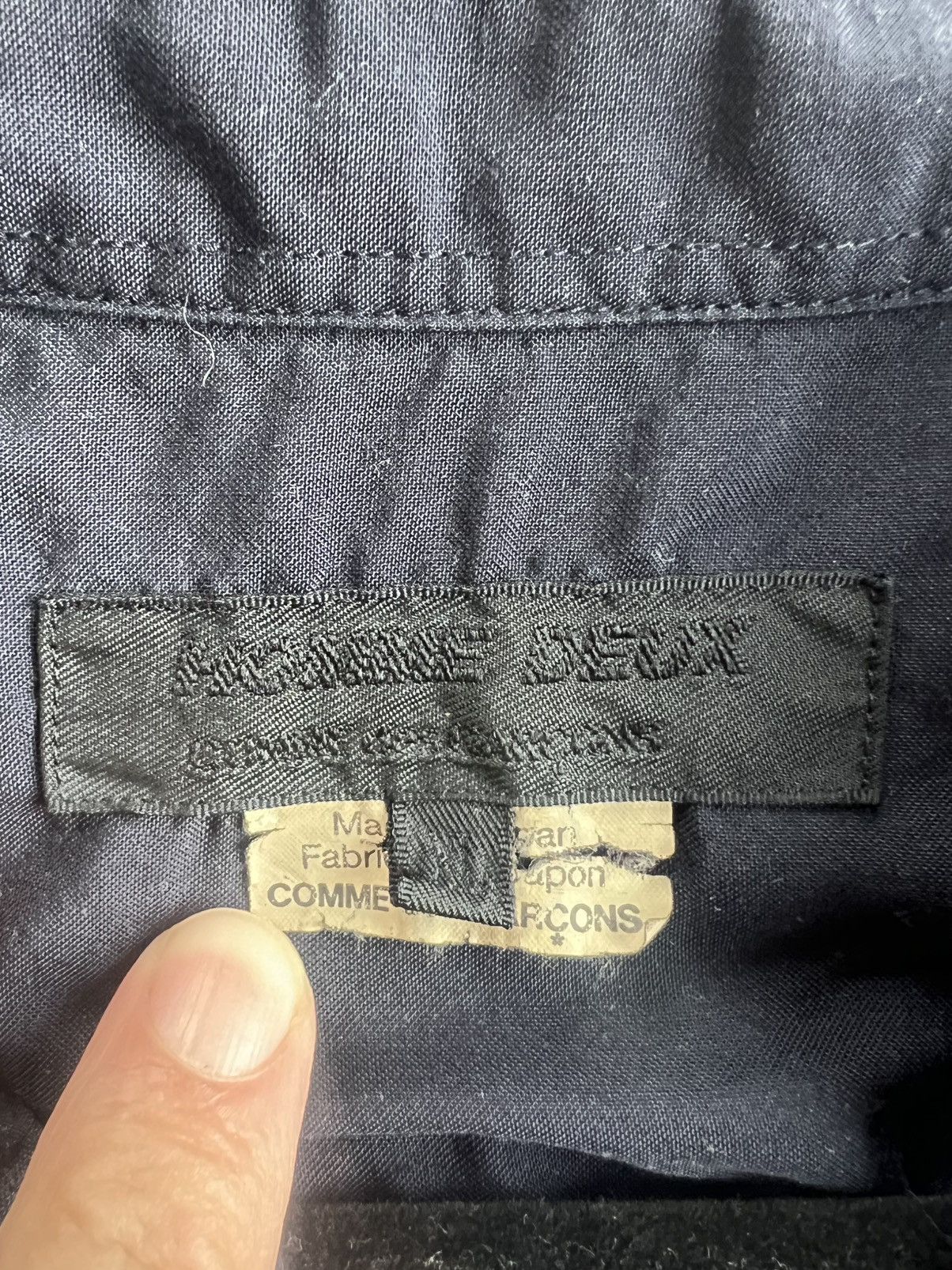 Comme des Garcons Comme Des Garcons Gomme Deux - Dark Navy Blue Shirt Size US L / EU 52-54 / 3 - 6 Thumbnail