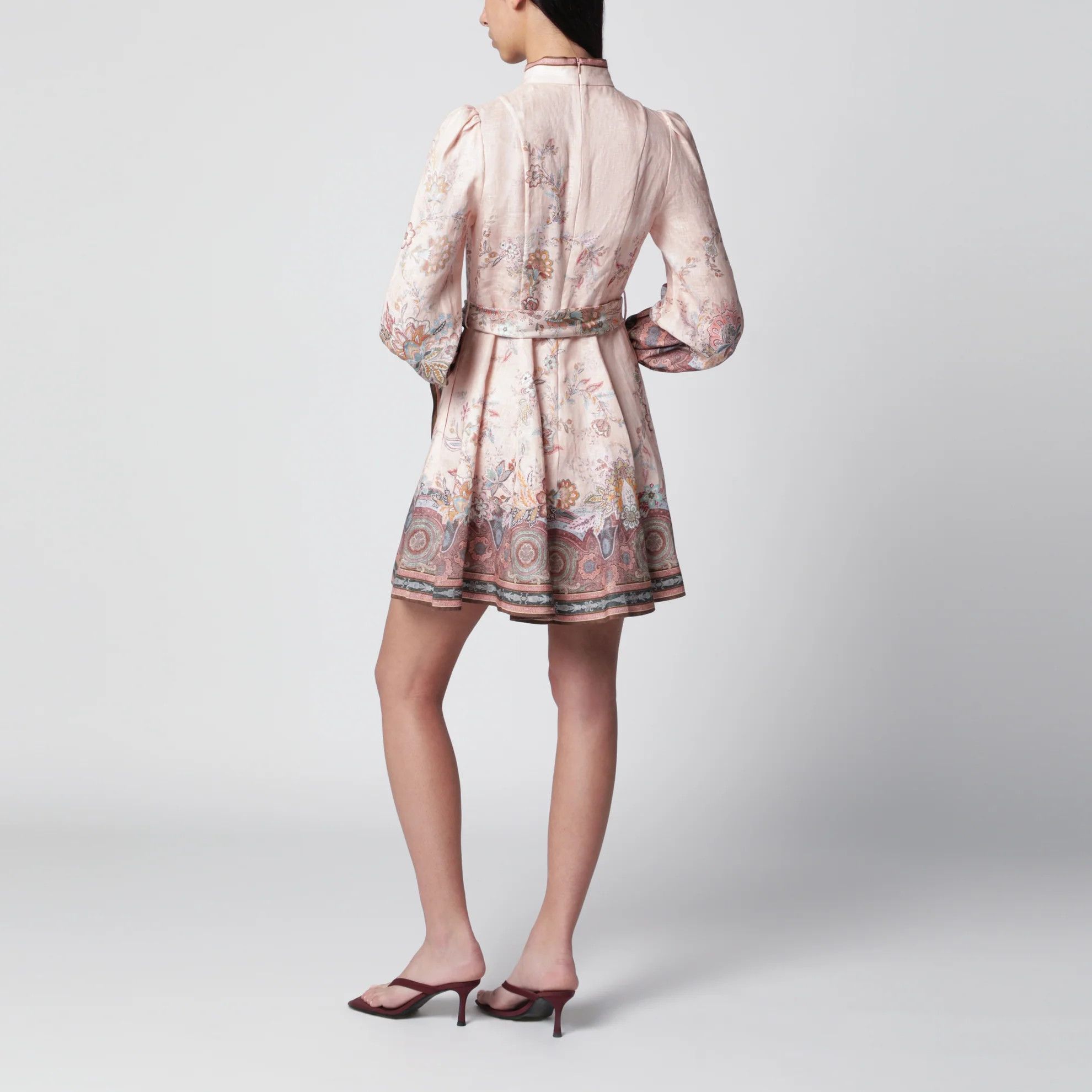 Zimmermann o1d2blof0526 Mini Dress in Pink Size M / US 6-8 / IT 42-44 - 3 Thumbnail