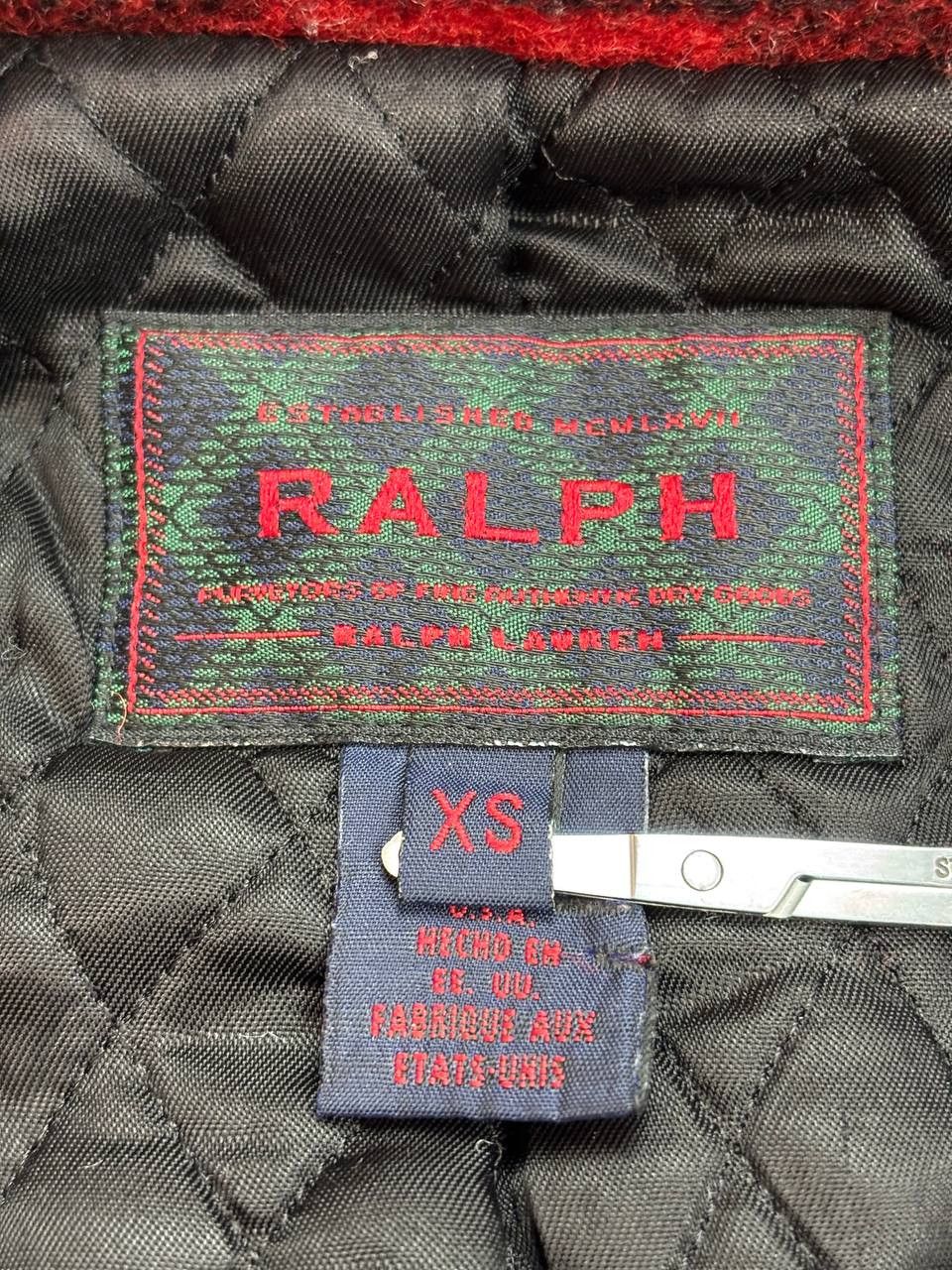 Ralph Lauren Vintage Ralph Lauren Buffalo Check Fireman Coat USA Made Size US XS / EU 42 / 0 - 13 Thumbnail