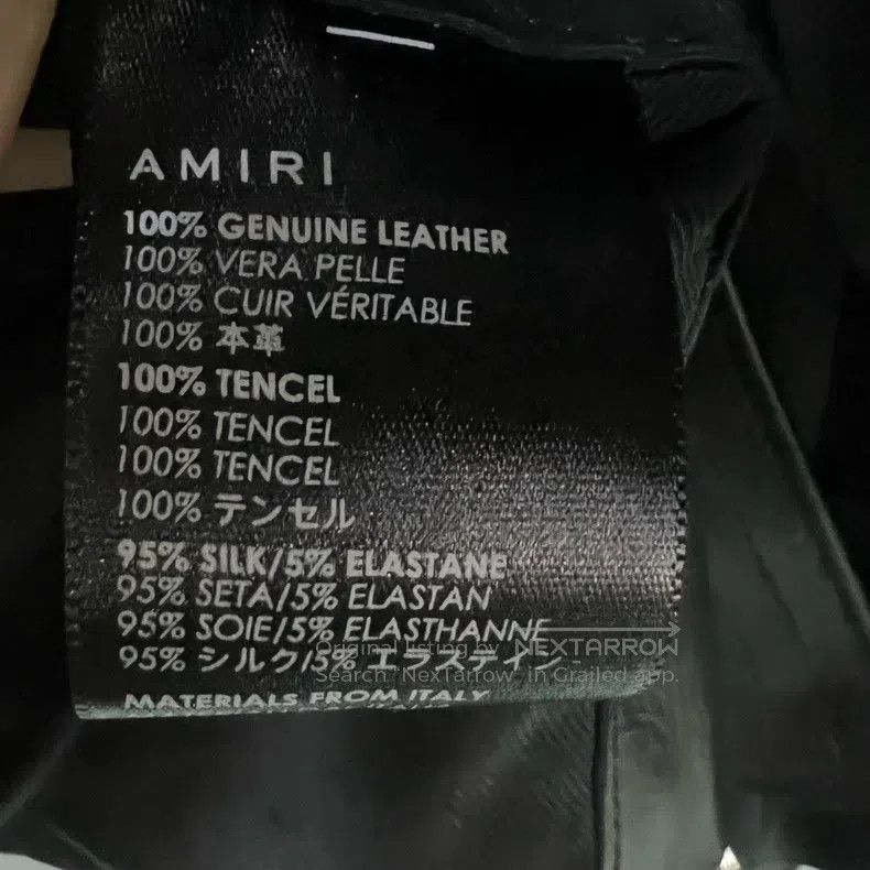 Amiri Amiri Size L Multi-zipper motorcycle leather coat Size US L / EU 52-54 / 3 - 4 Thumbnail